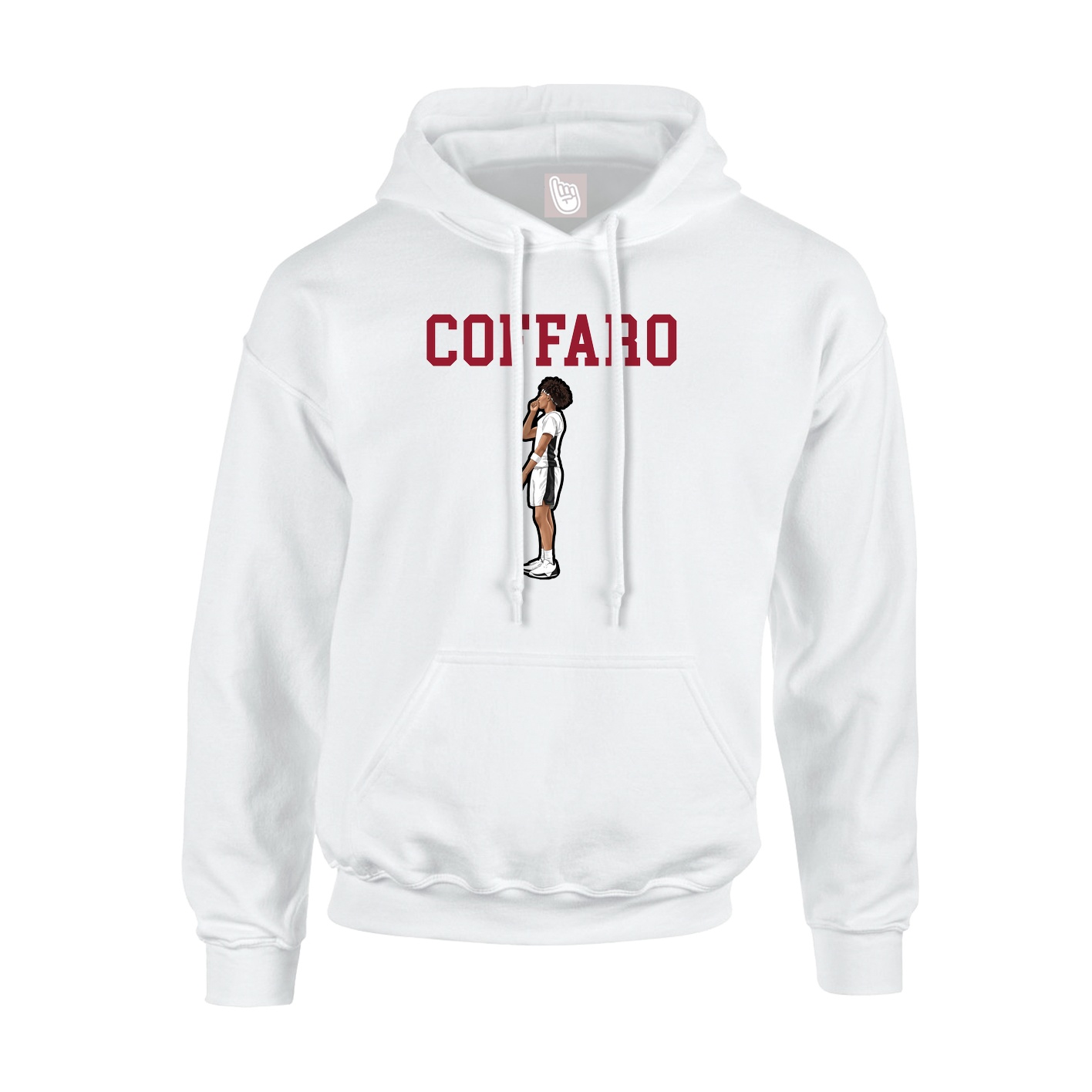 Hoodie — Shirsey in White