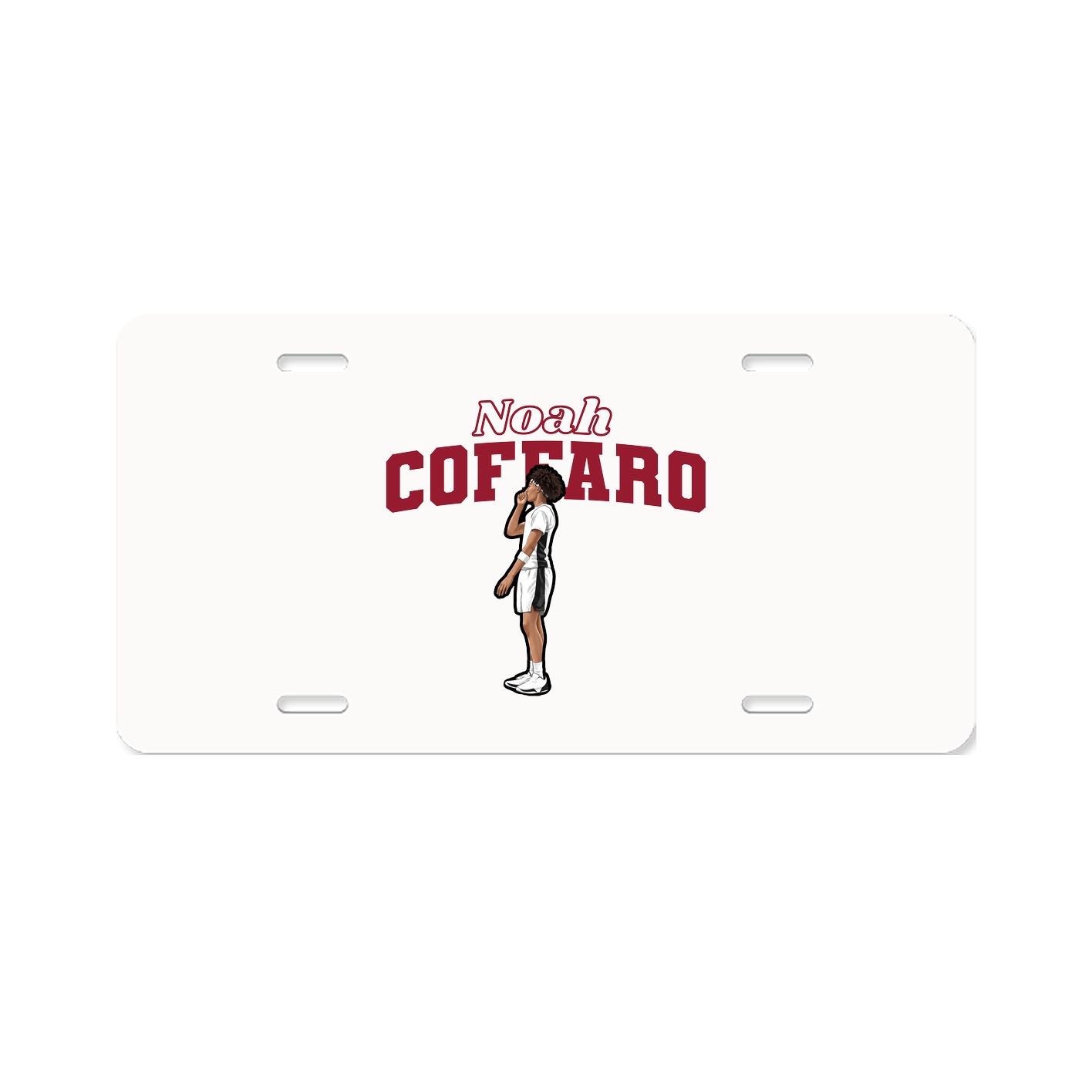 License Plate — Name Arch in Classic