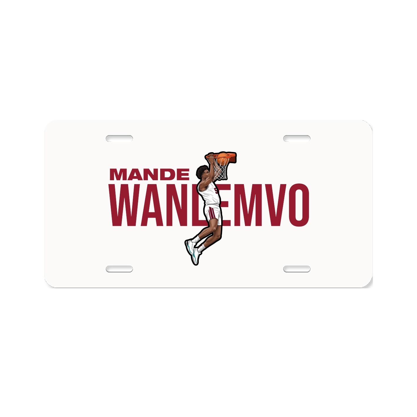 License Plate — Player Name in Classic
