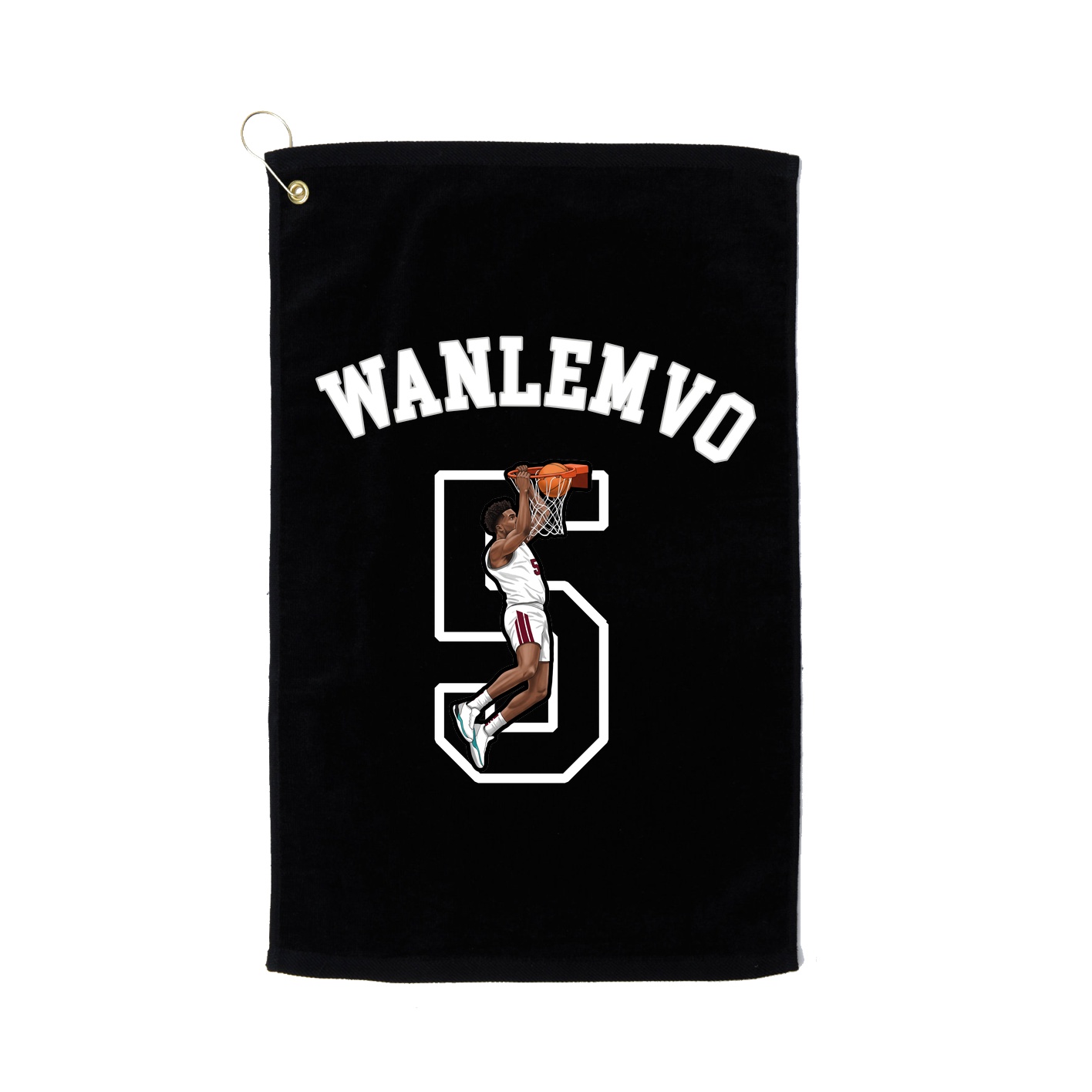 Golf Towel — Shirsey Arch in Black