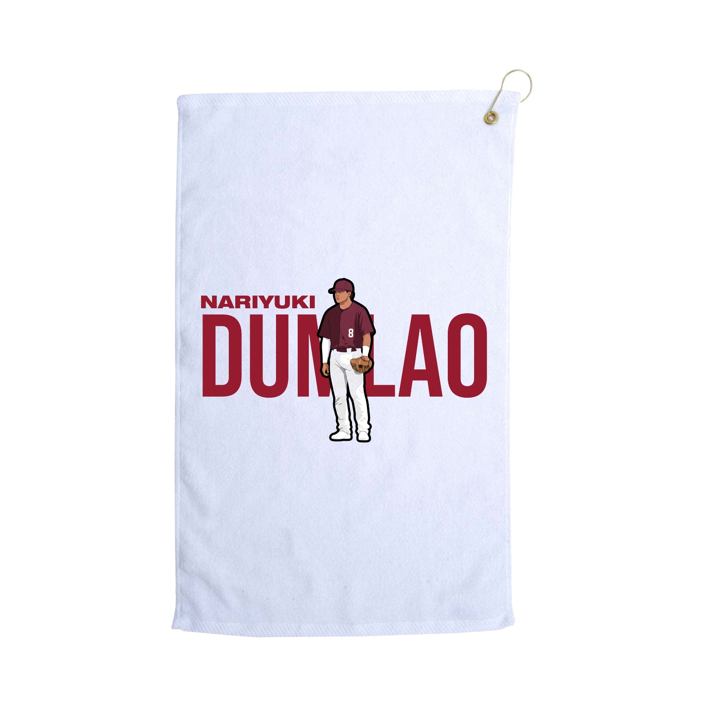 Golf Towel — Player Name in White