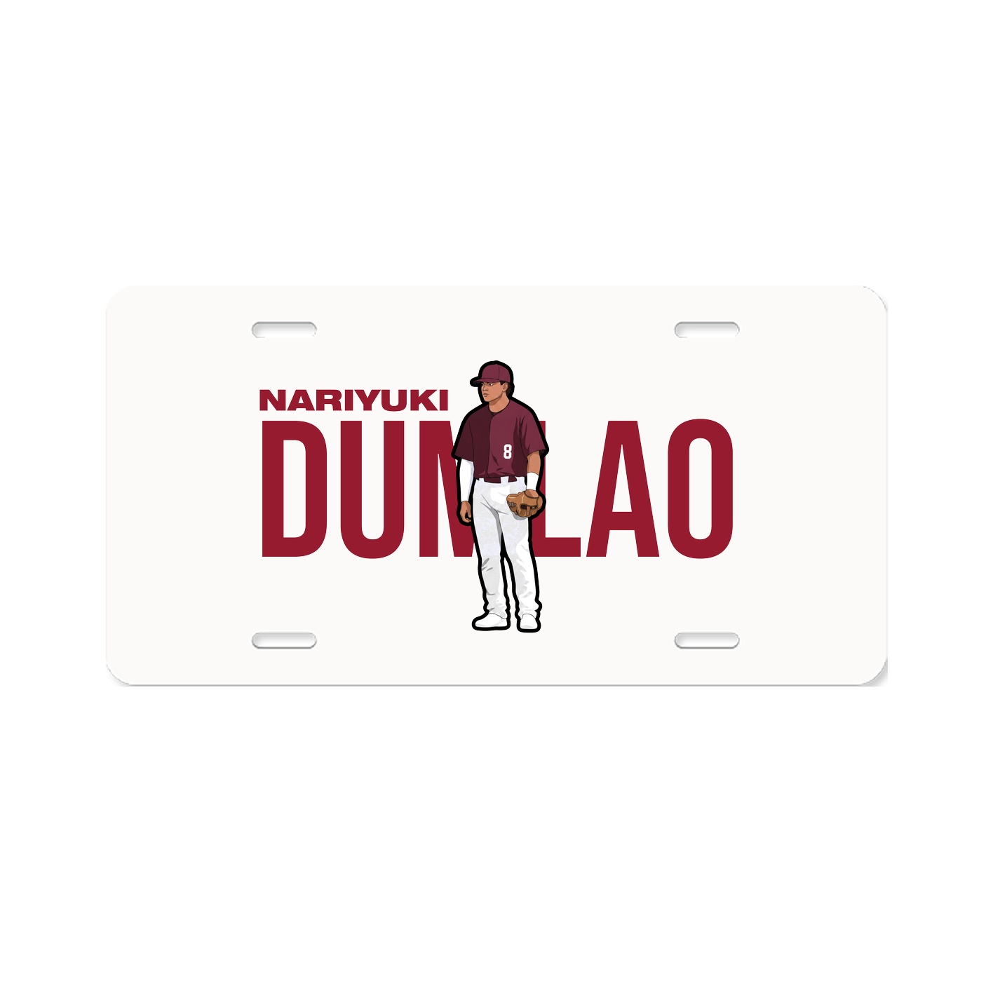 License Plate — Player Name in Classic