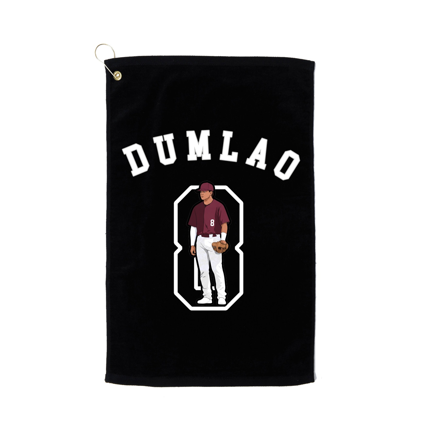 Golf Towel — Shirsey Arch in Black
