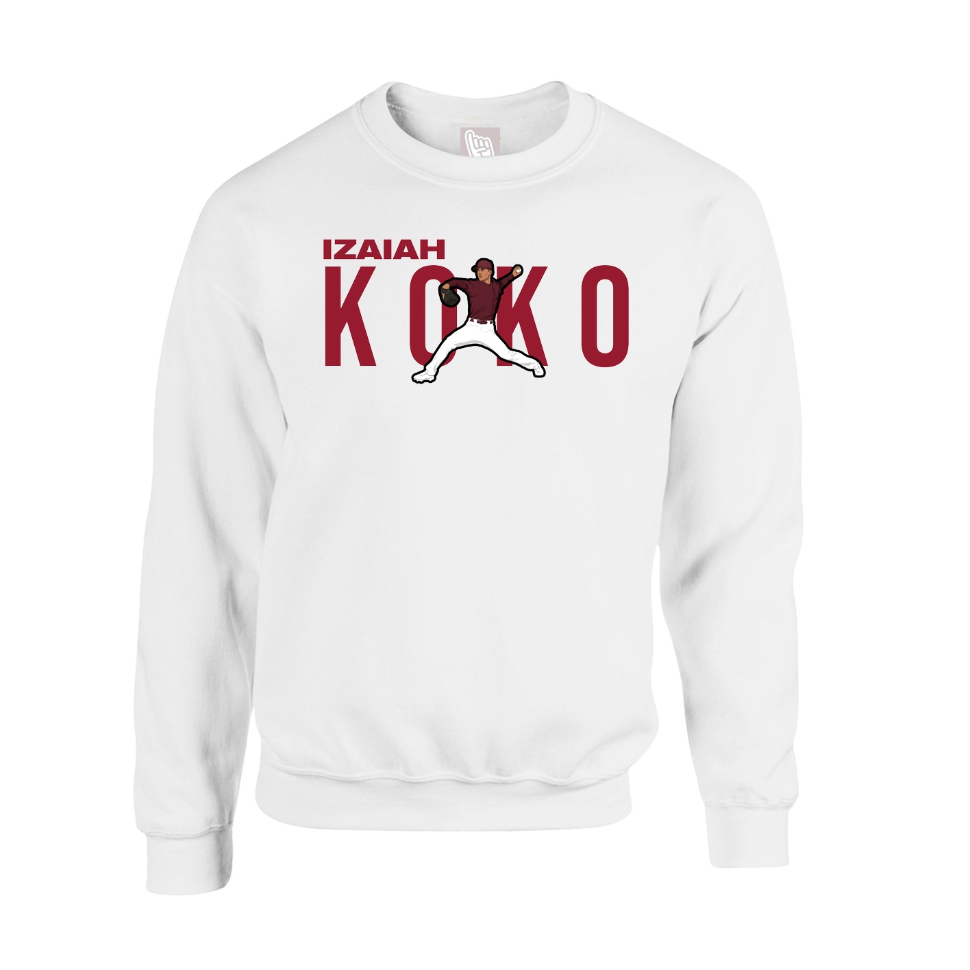 Fleece Crew — Player Name in White