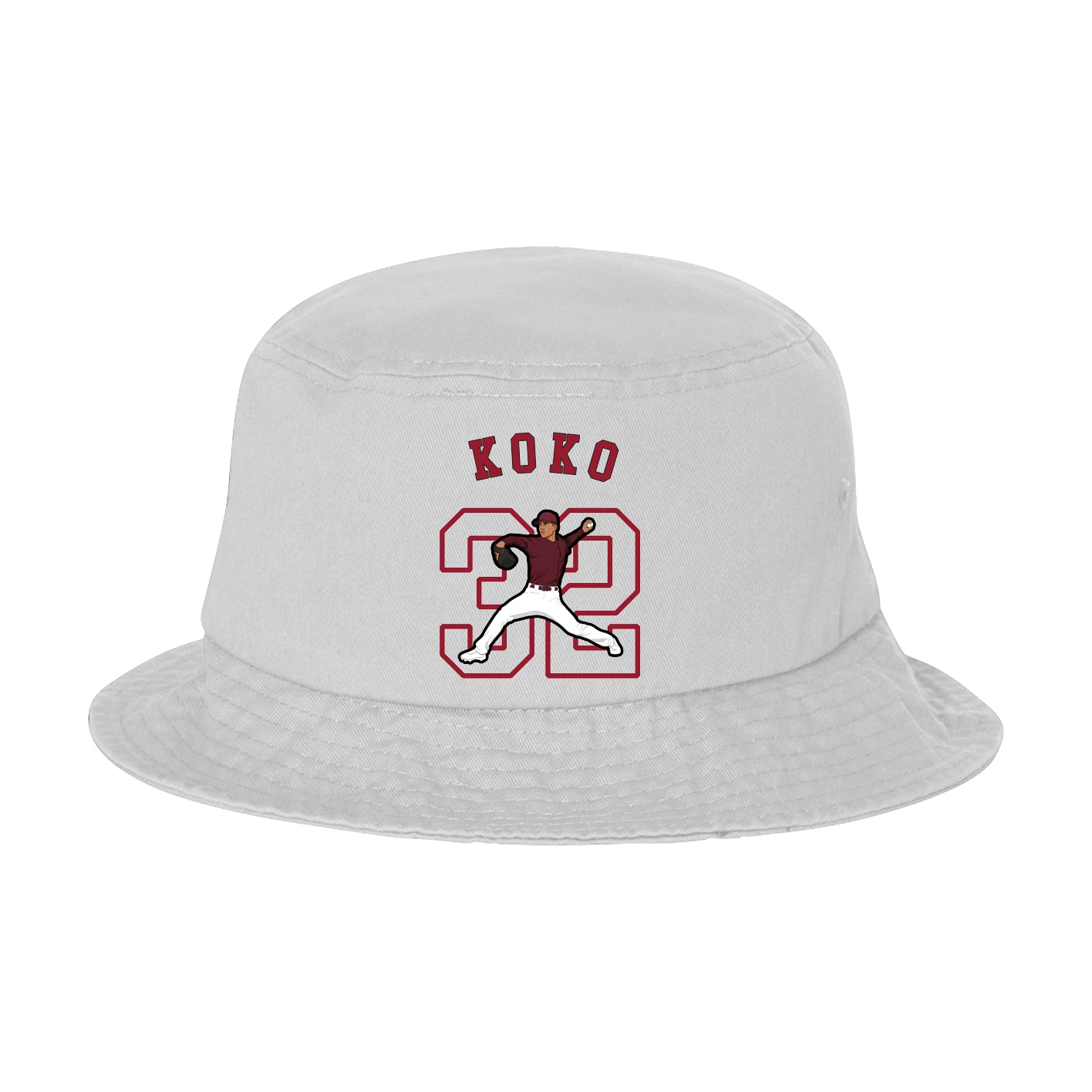 Bucket Cap — Shirsey Arch in White