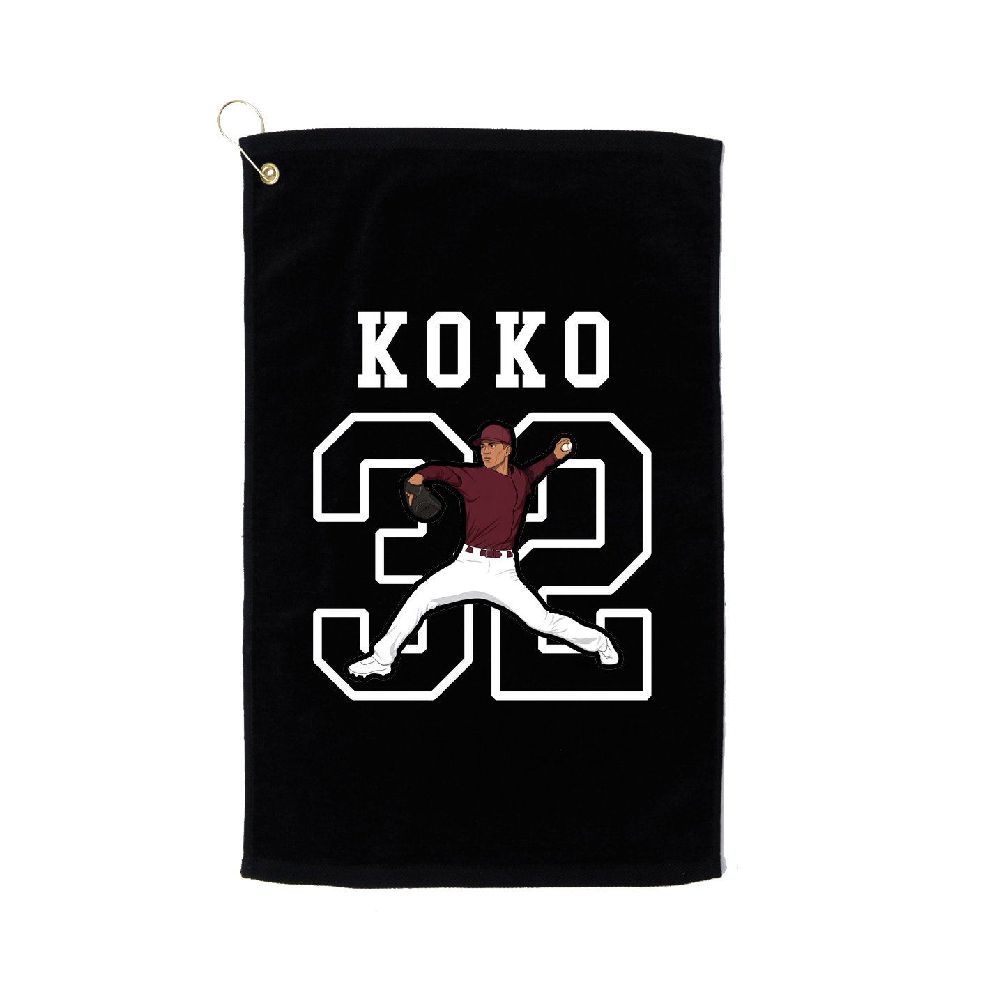 Golf Towel — Shirsey in Black