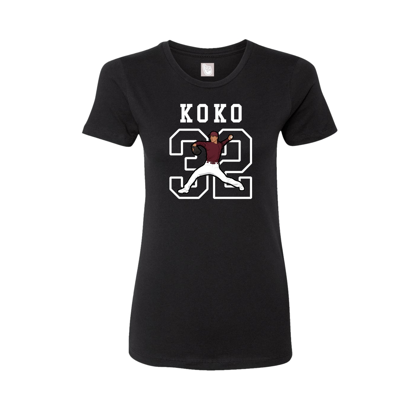Fitted Women's Tee — Shirsey in Black