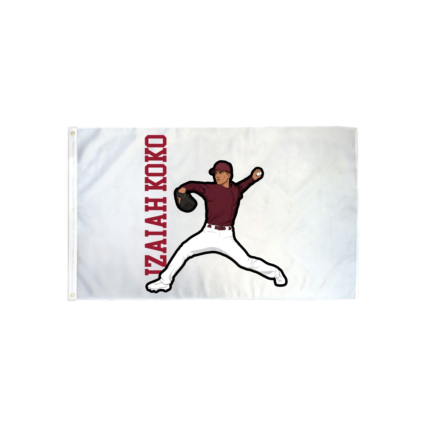 3x5 Flag — Name Vertical in Classic