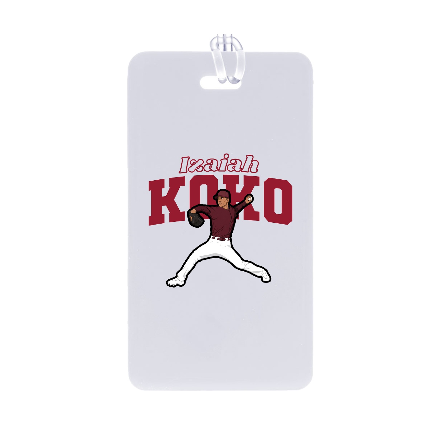 Bag Tag — Name Arch in Classic