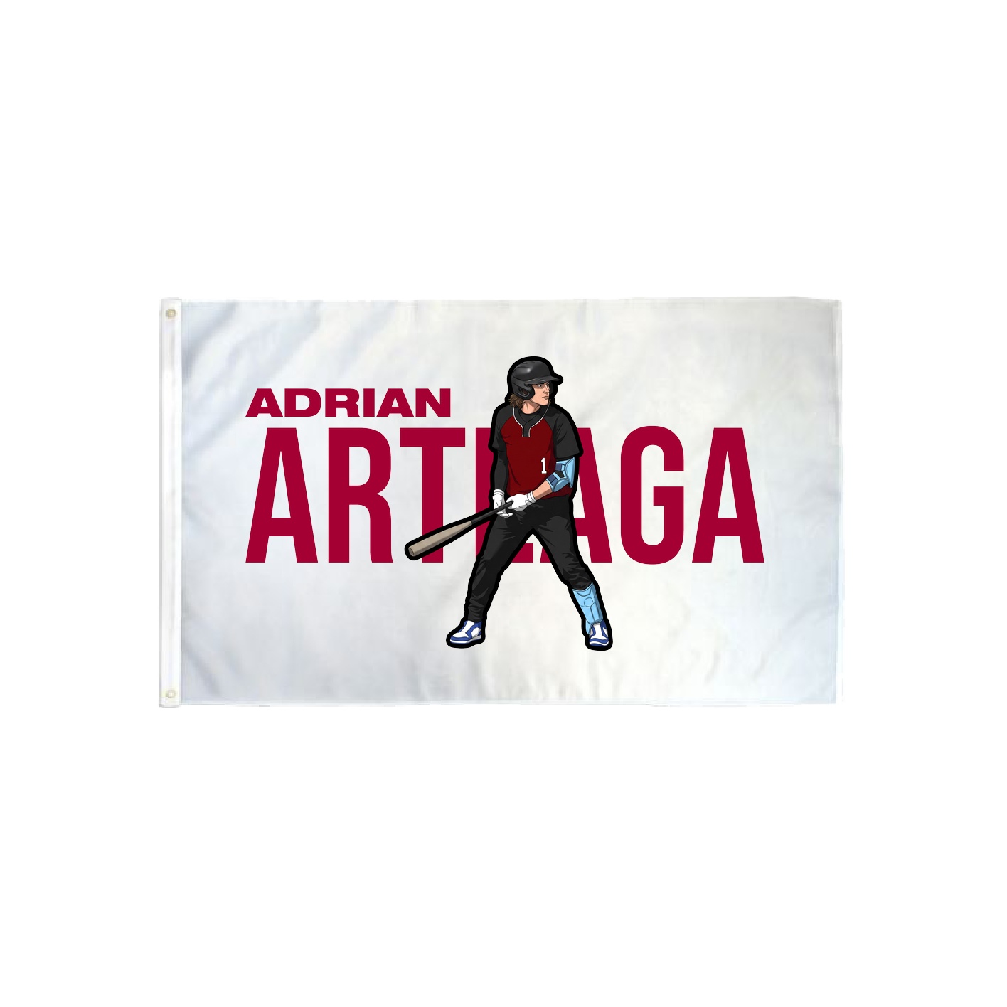 3x5 Flag — Player Name in Classic