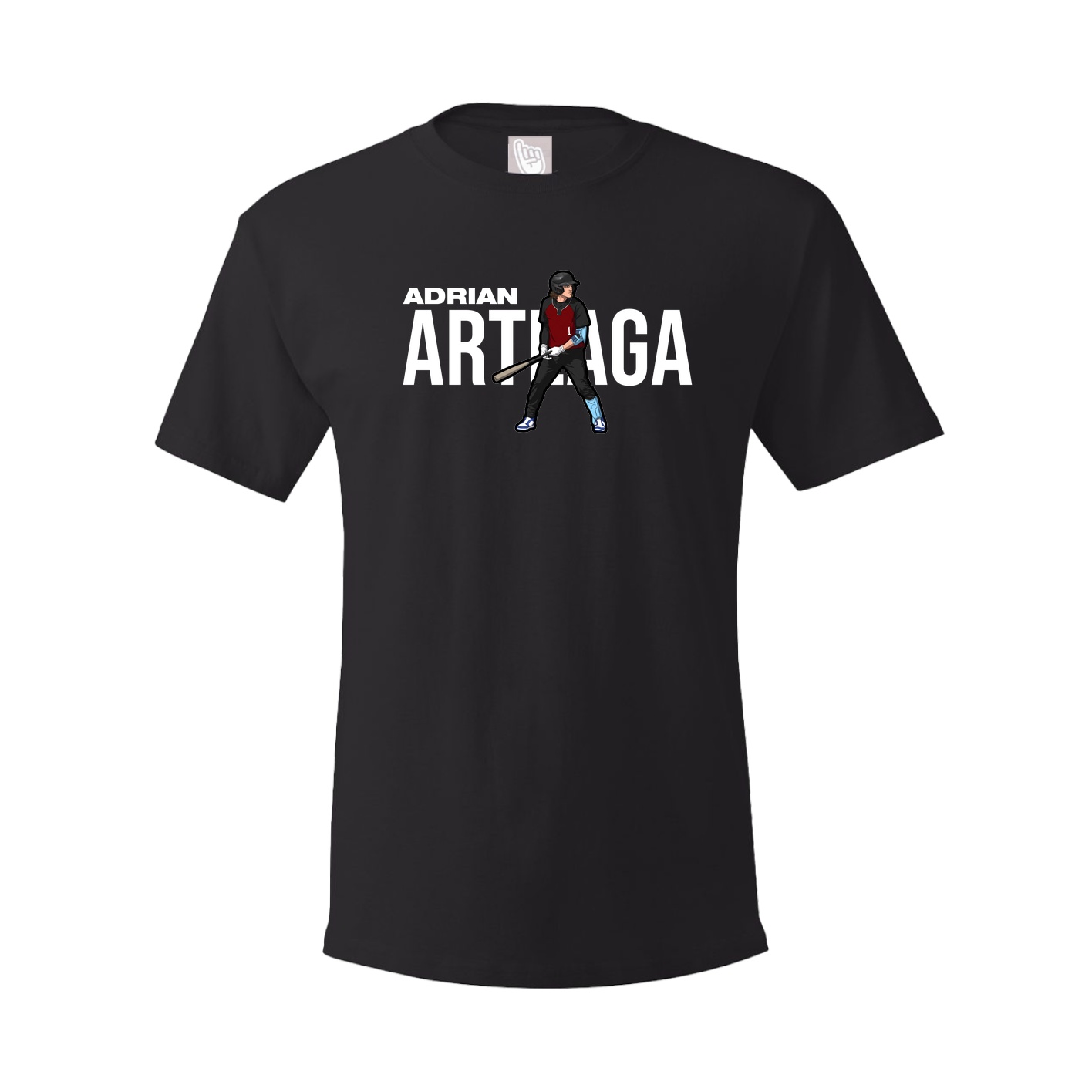 Youth Tee — Player Name in Black