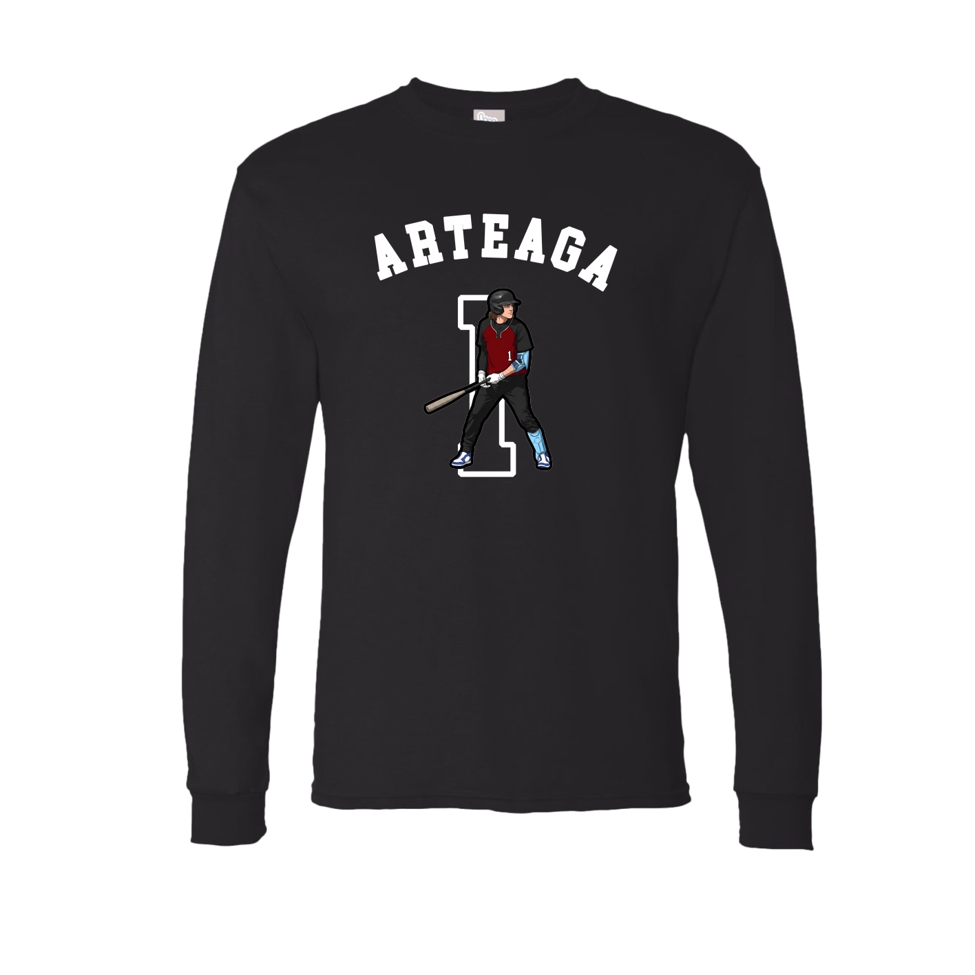 Long Sleeve Tee — Shirsey Arch in Black
