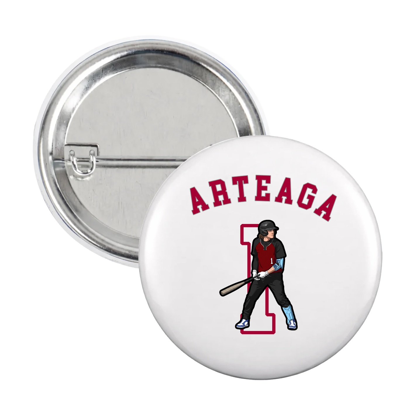 Game Day Button — Shirsey Arch in White
