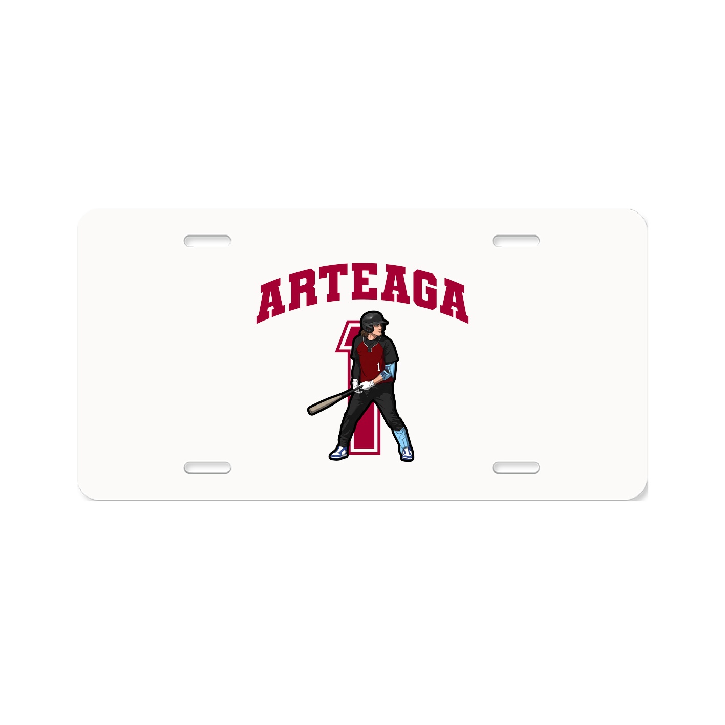 License Plate — Number in Classic