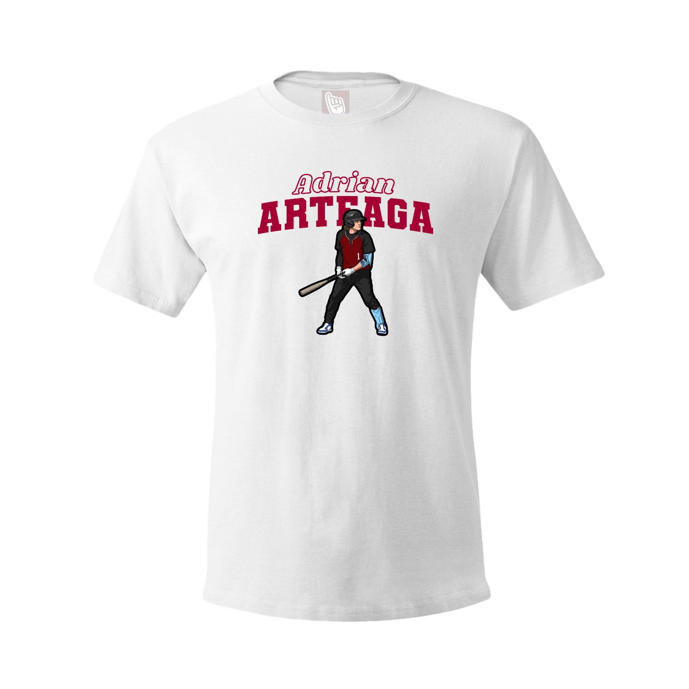 Tee — Name Arch in White