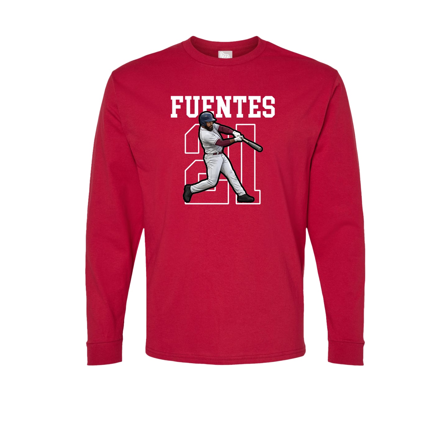 Long Sleeve Tee — Shirsey in Crimson