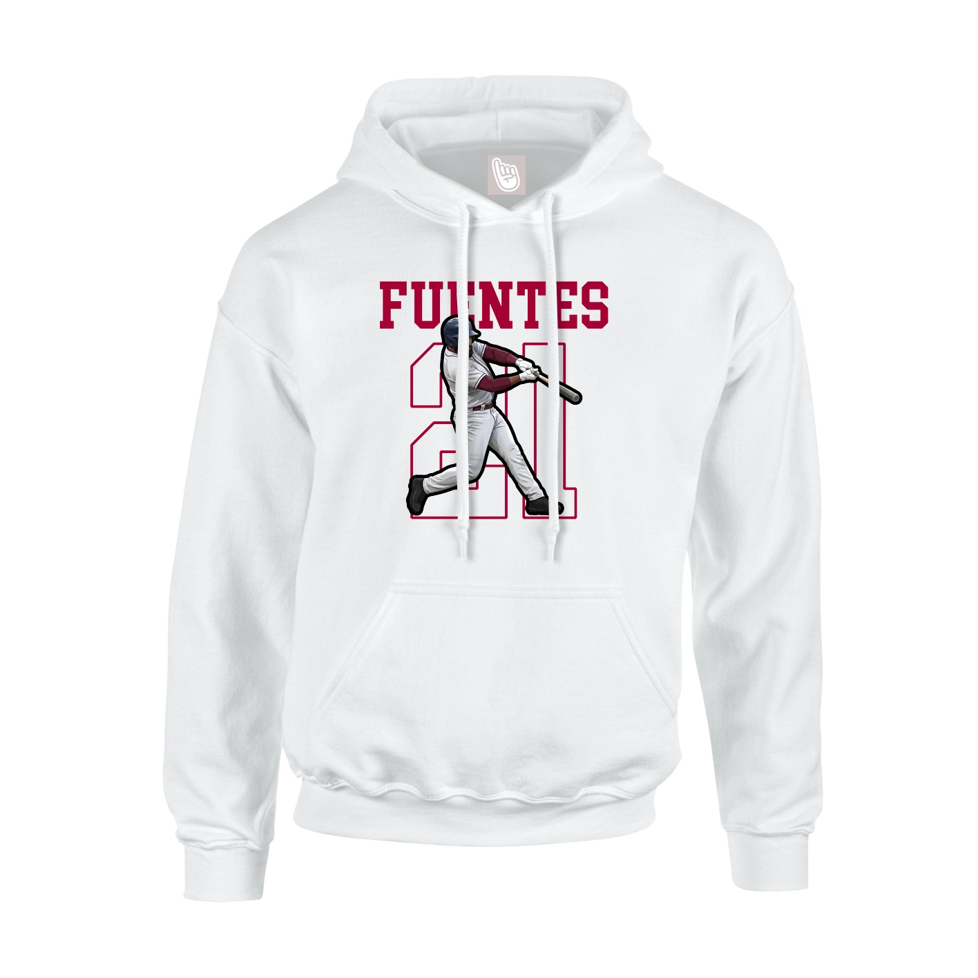 Hoodie — Shirsey in White