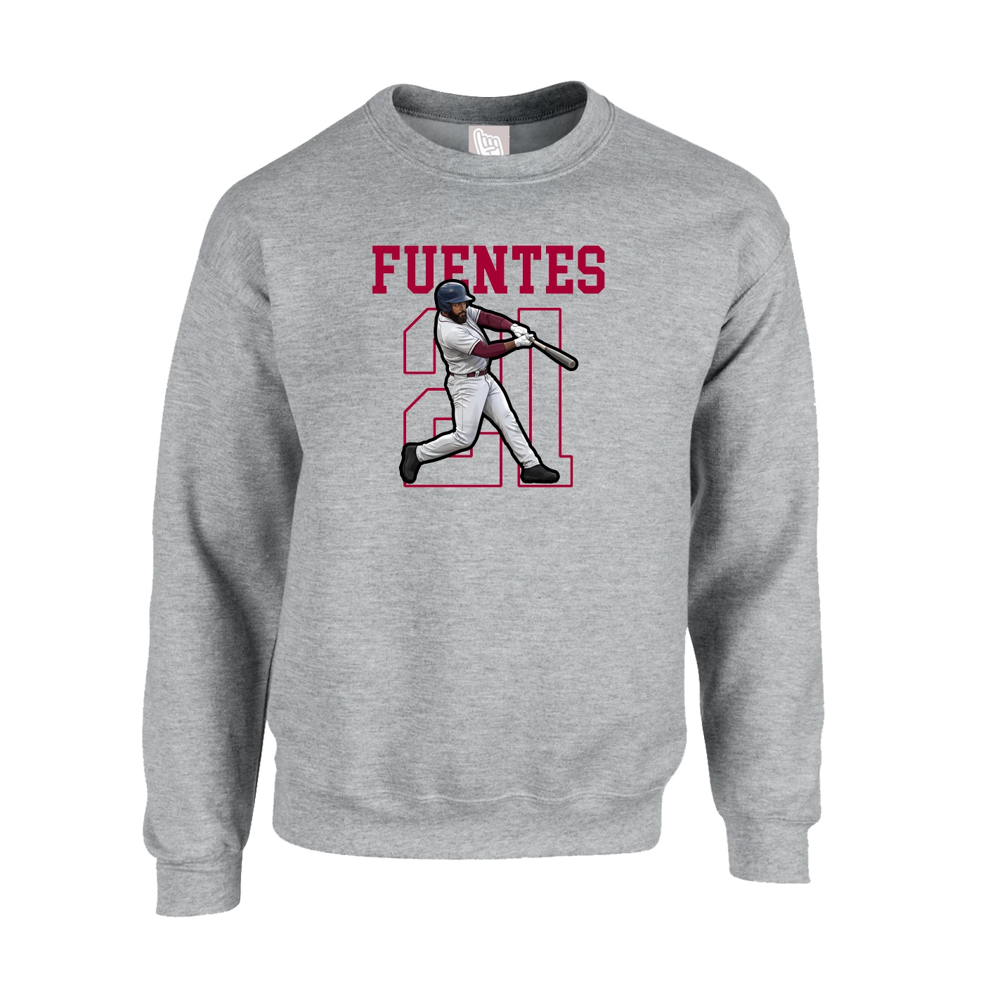 Fleece Crew — Shirsey in Grey