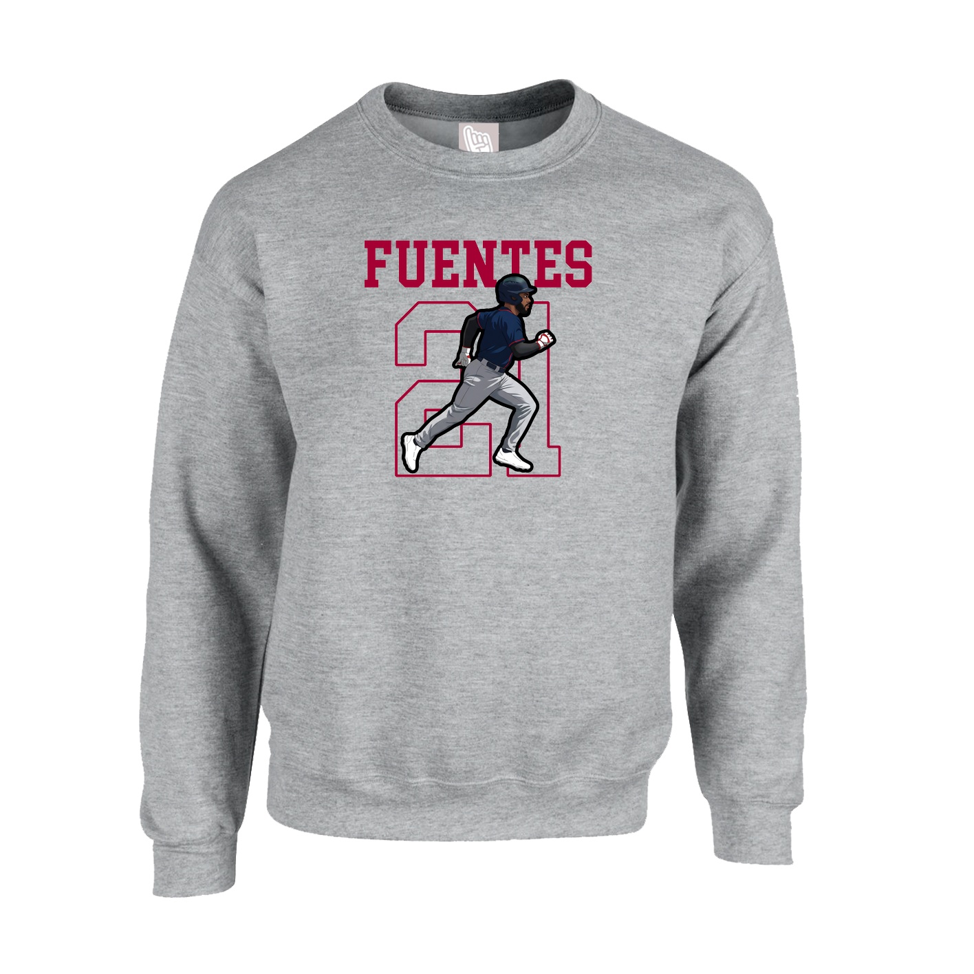 Fleece Crew — Shirsey in Grey