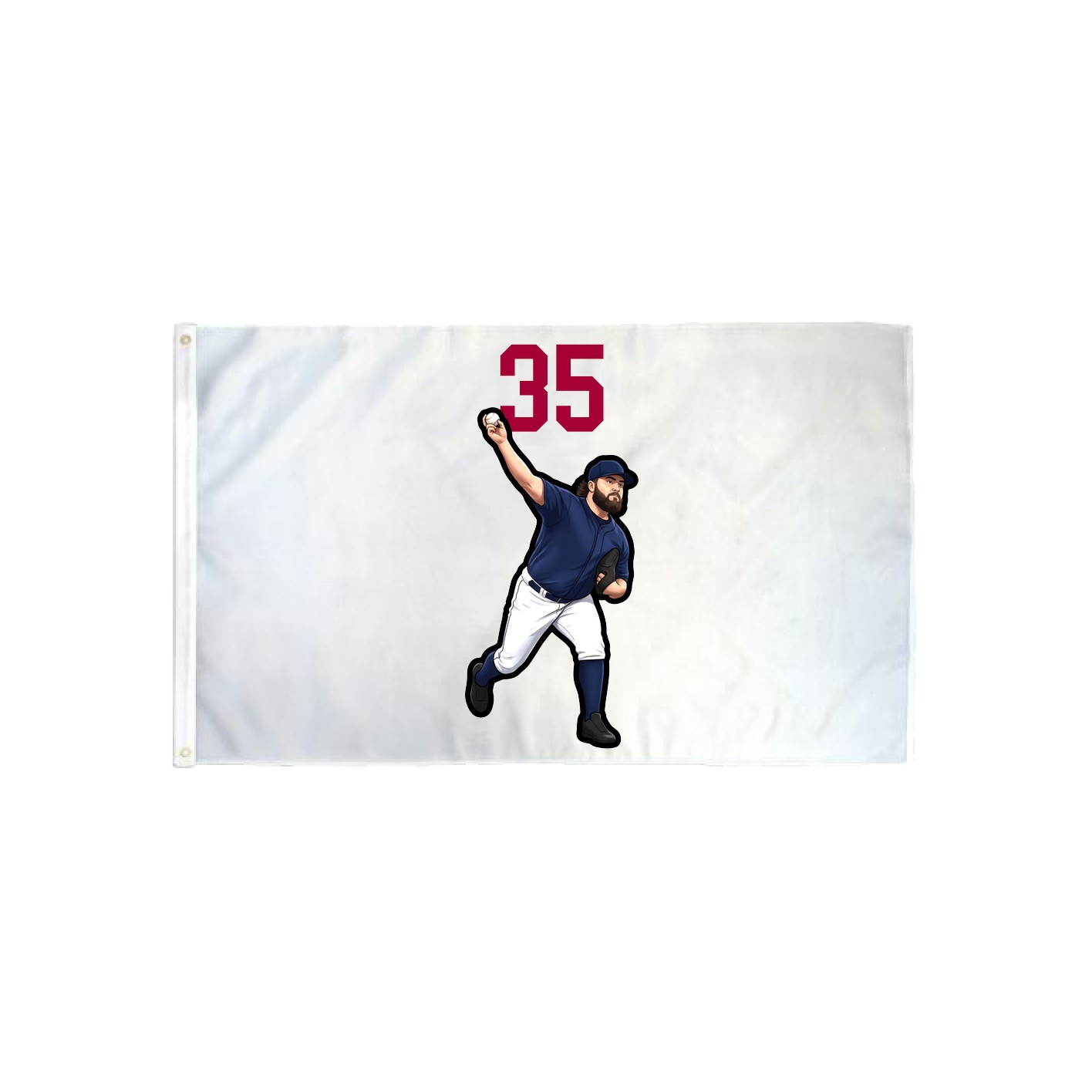3x5 Flag — Number Top in Classic