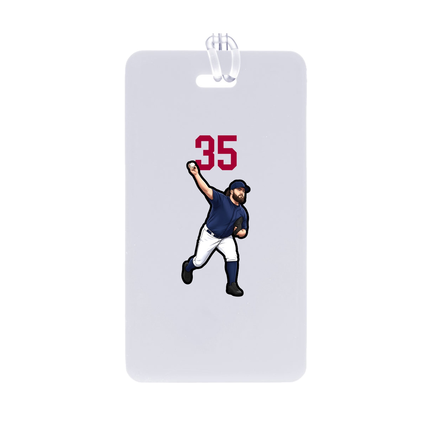 Bag Tag — Number Top in Classic