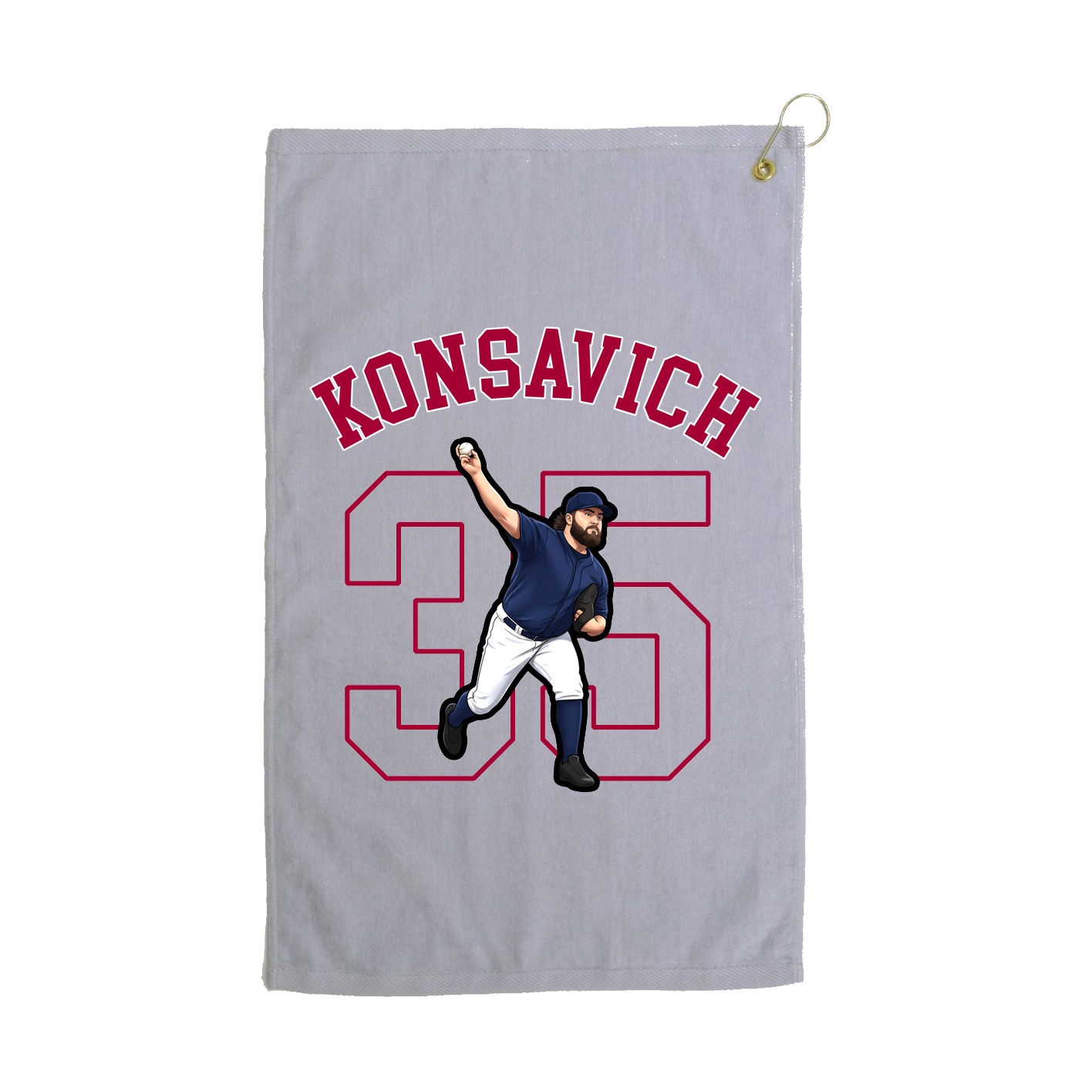 Golf Towel — Shirsey Arch in Grey