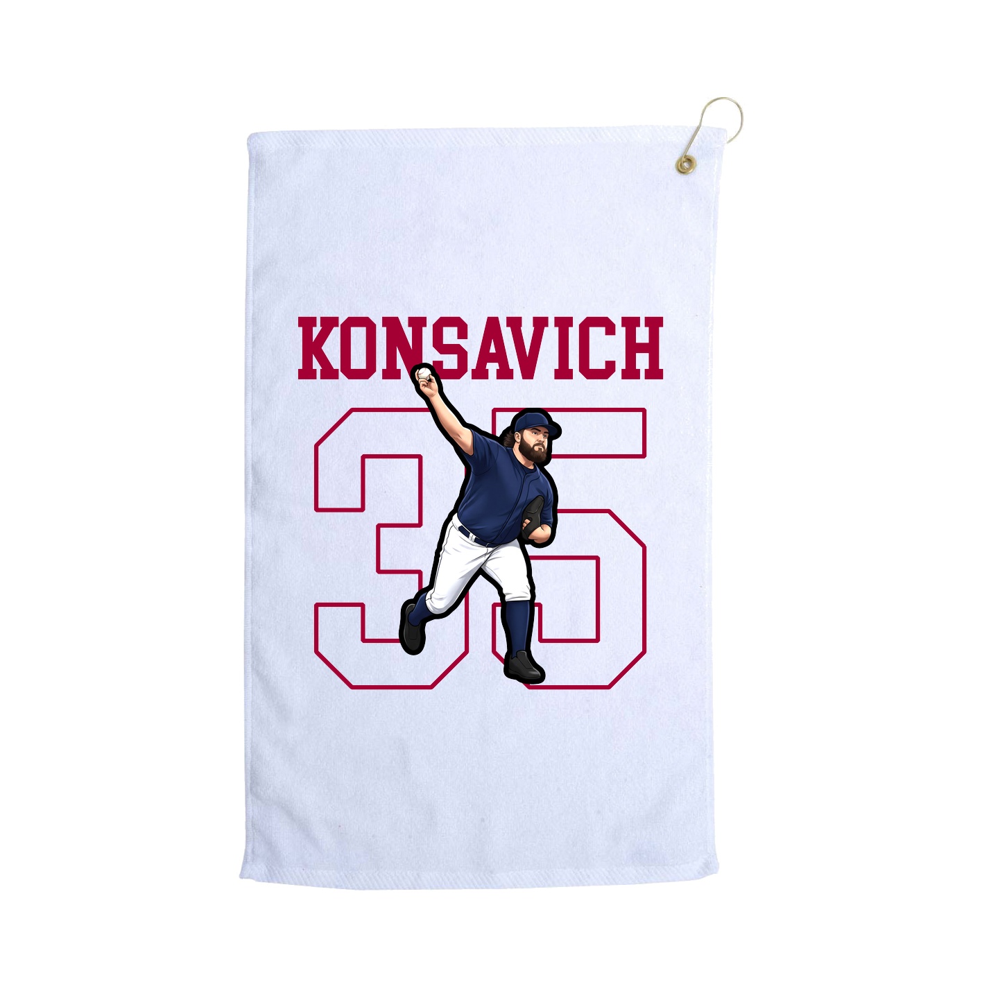 Golf Towel — Shirsey in White