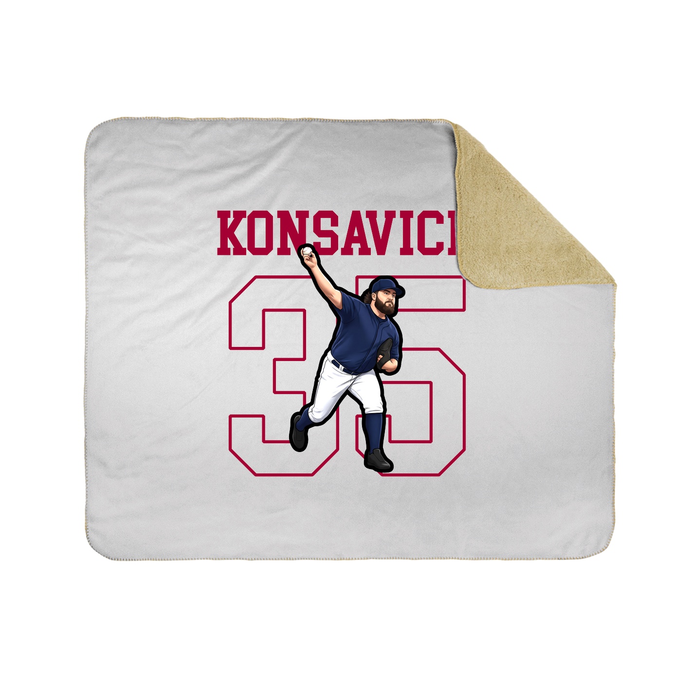 Throw Blanket — Shirsey in White