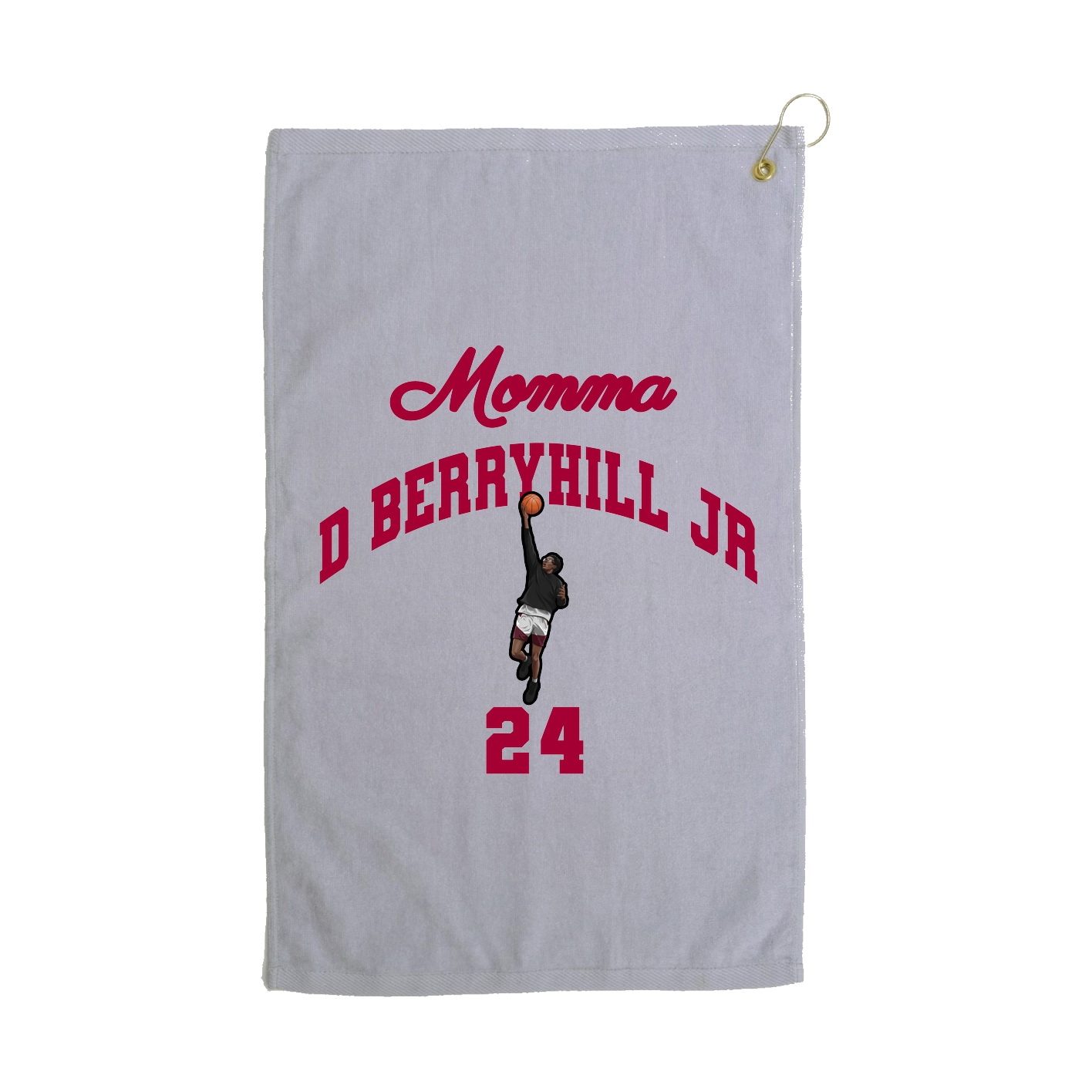 Golf Towel — Mothers Day Arch in Grey