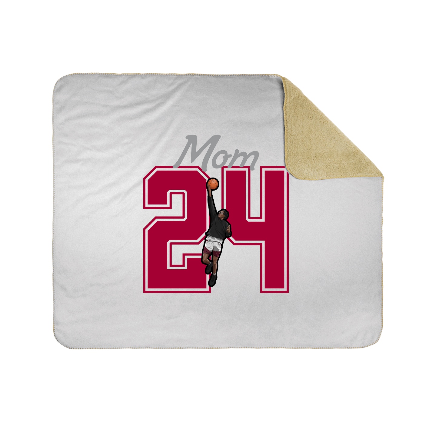 Throw Blanket — Mothers Day Shirsey in White