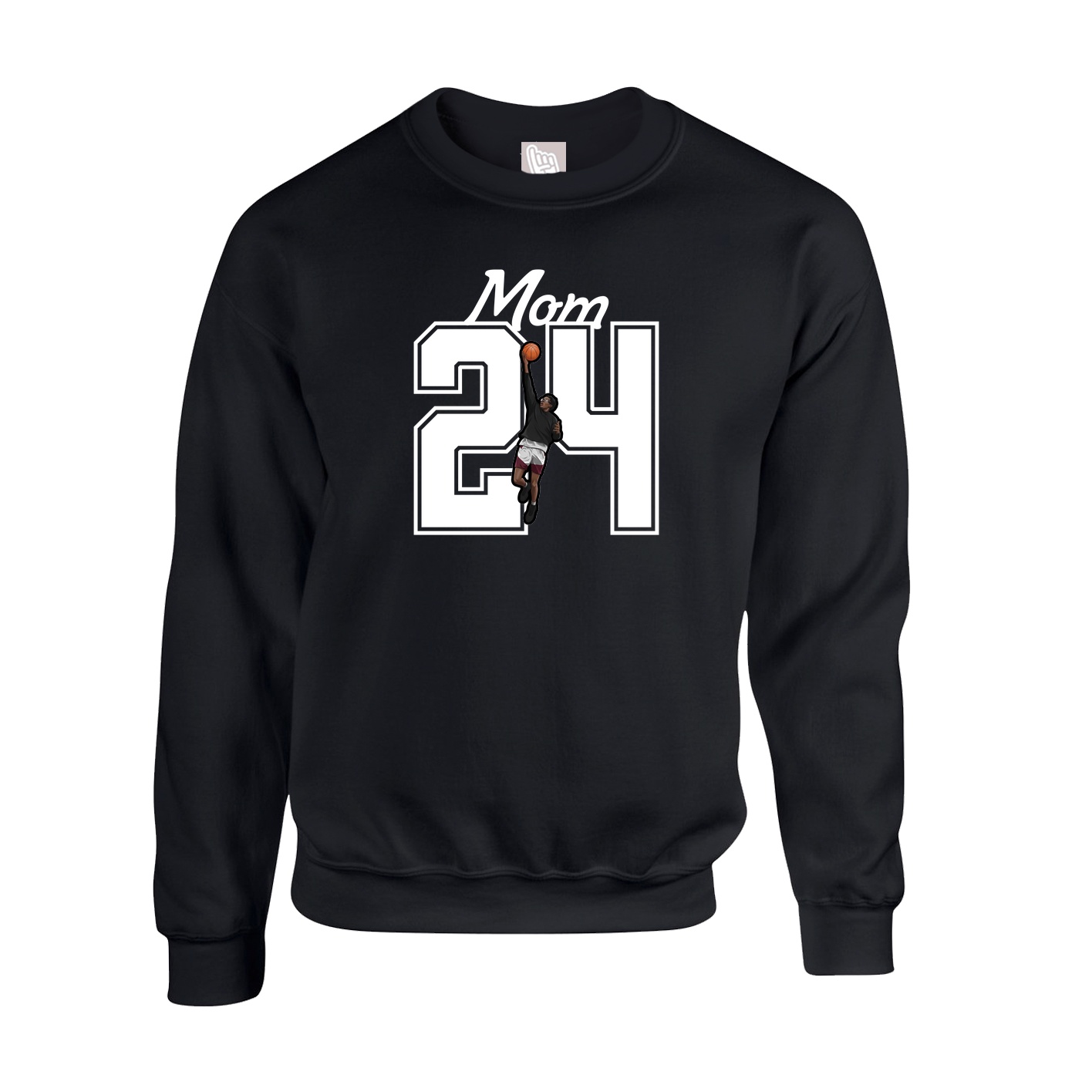 Fleece Crew — Mothers Day Shirsey in Black
