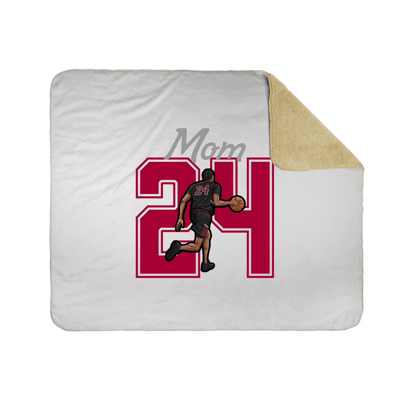 Throw Blanket — Mothers Day Shirsey in White