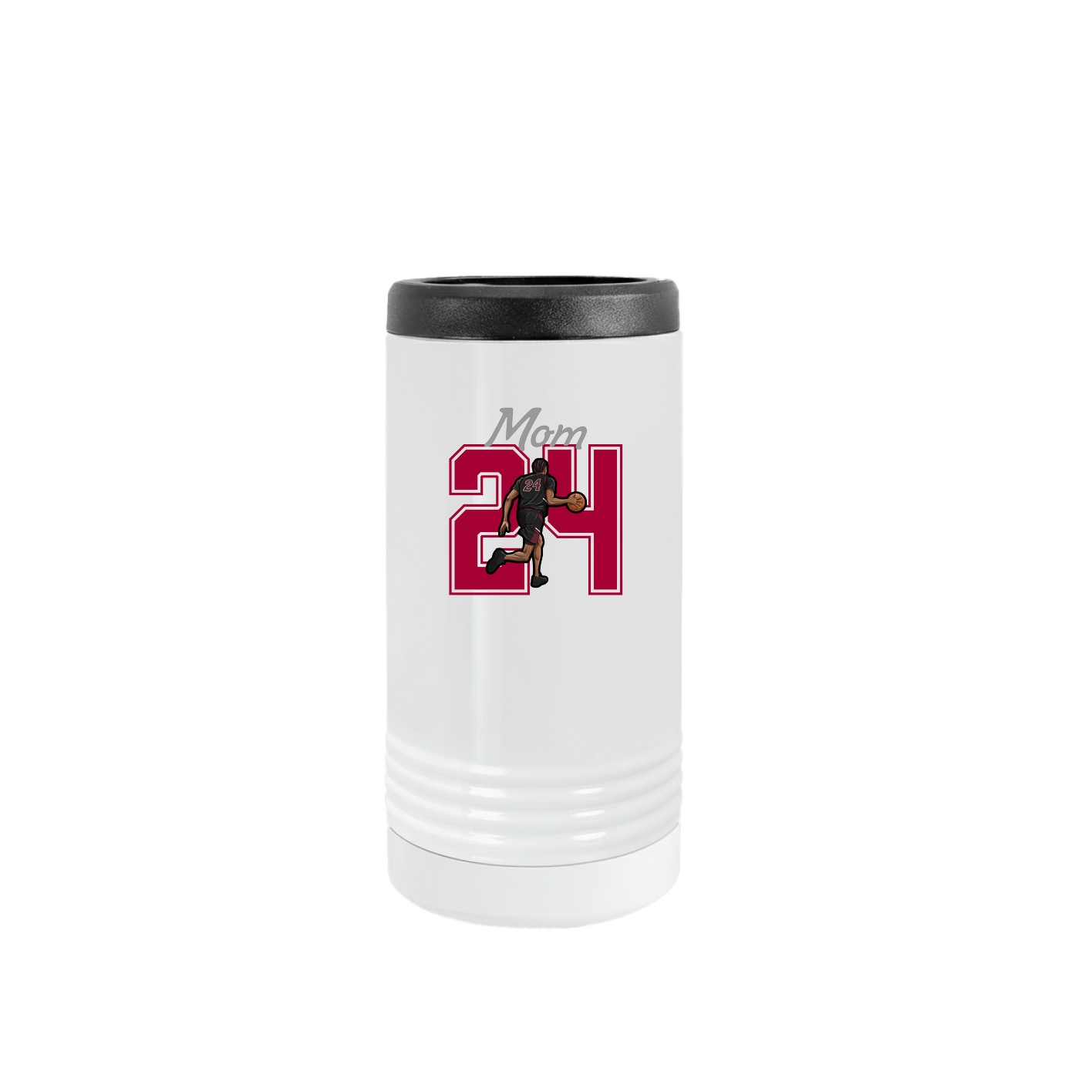 Slim Beverage Holder — Mothers Day Shirsey in White