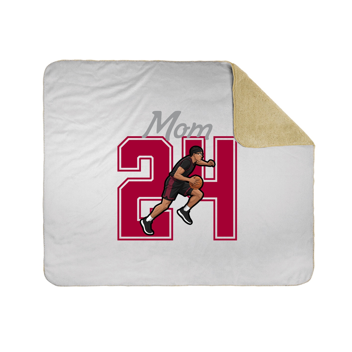 Throw Blanket — Mothers Day Shirsey in White