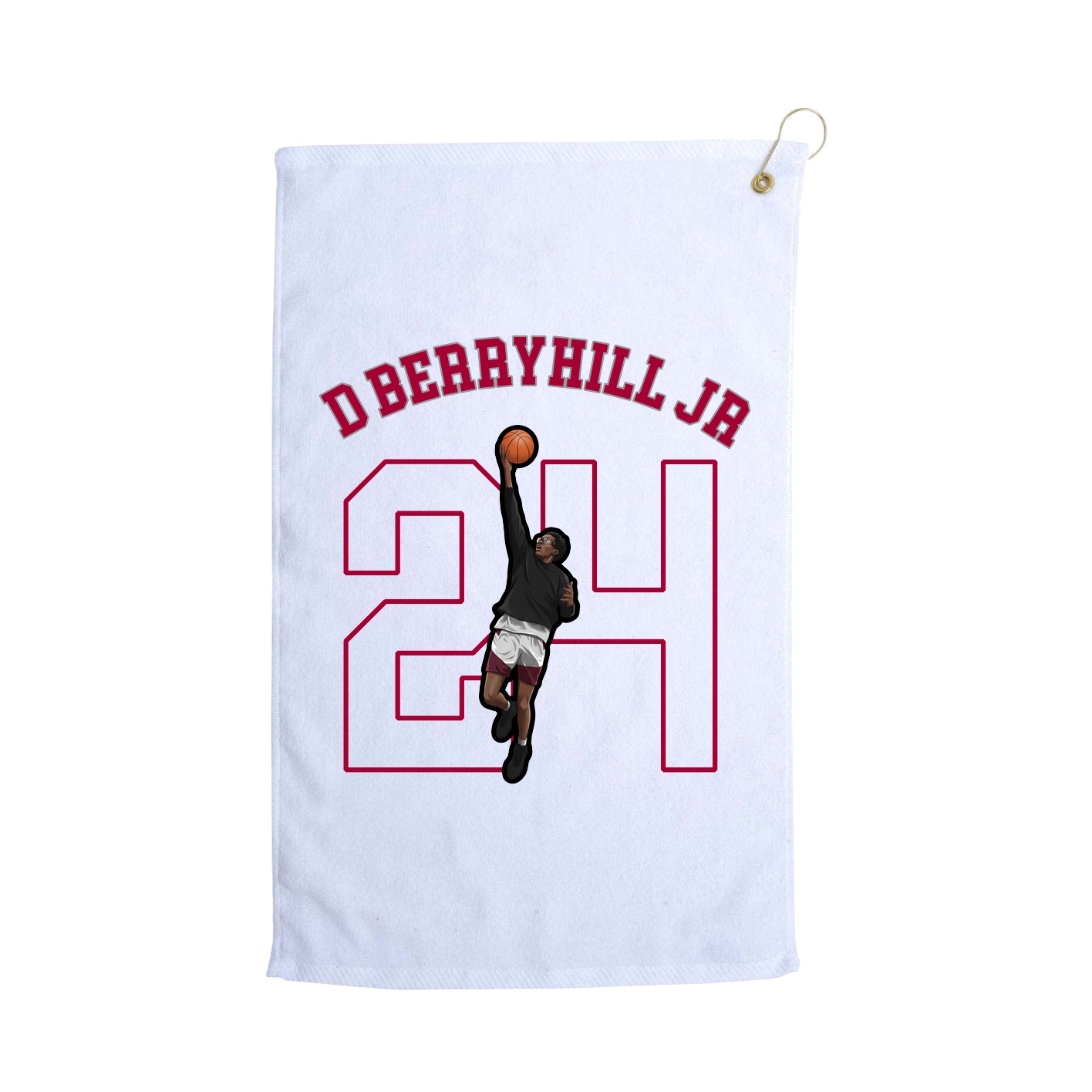 Golf Towel — Shirsey Arch in White