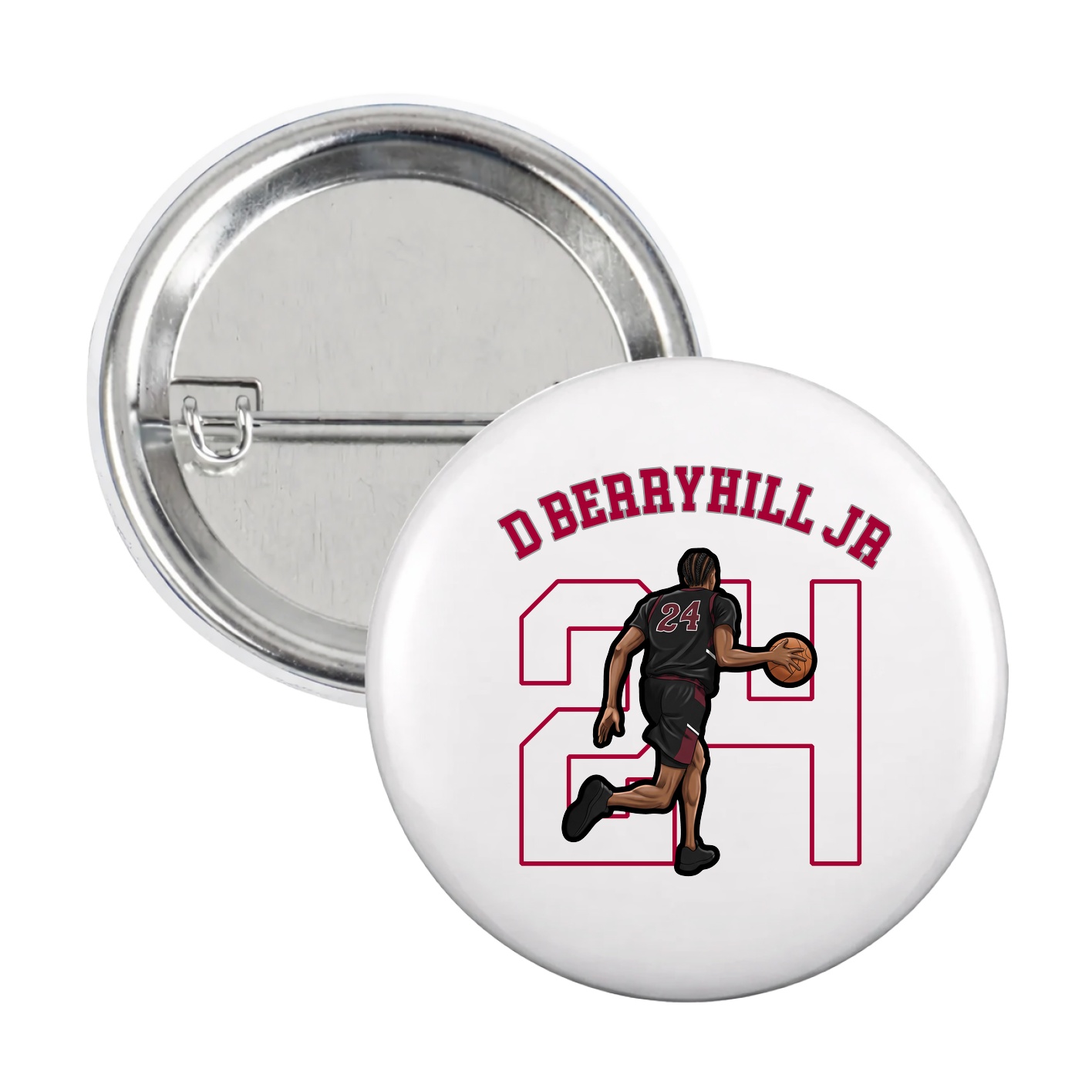 Game Day Button — Shirsey Arch in White