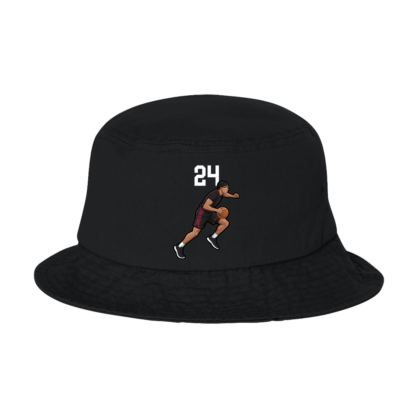 Bucket Cap — Number Top in Black