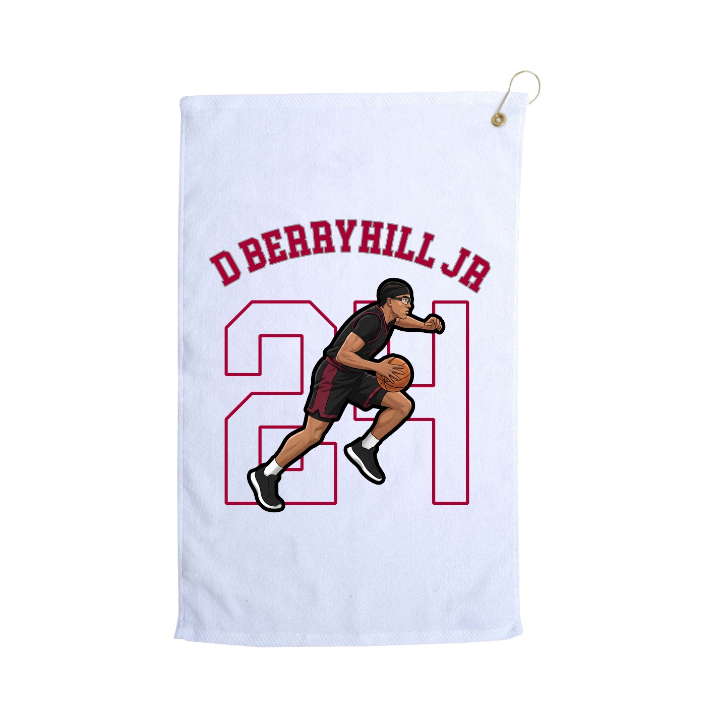 Golf Towel — Shirsey Arch in White
