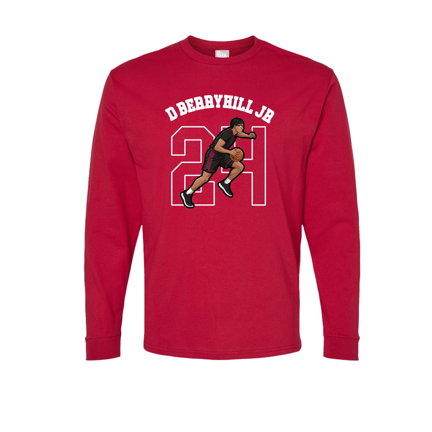 Long Sleeve Tee — Shirsey Arch in Crimson