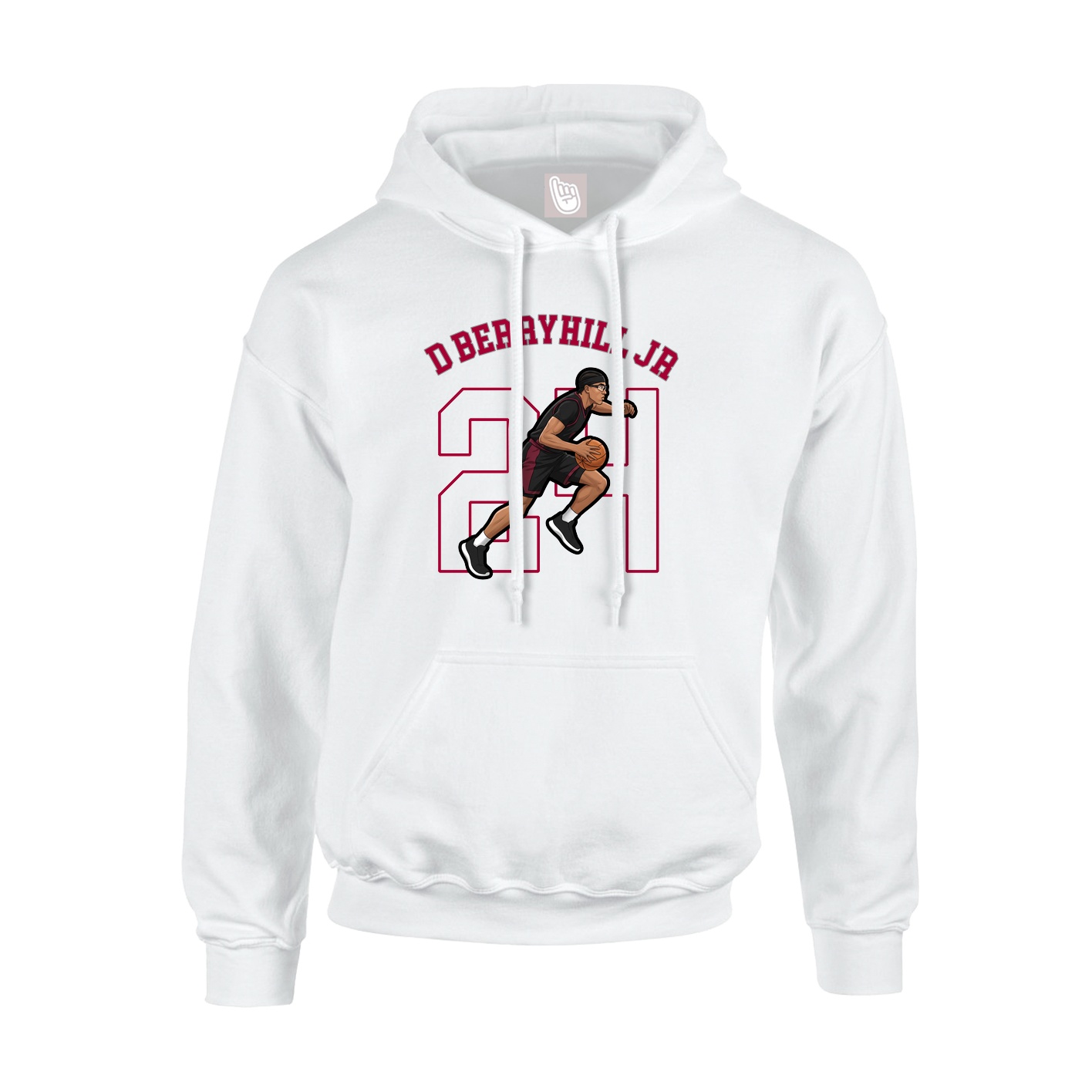 Hoodie — Shirsey Arch in White