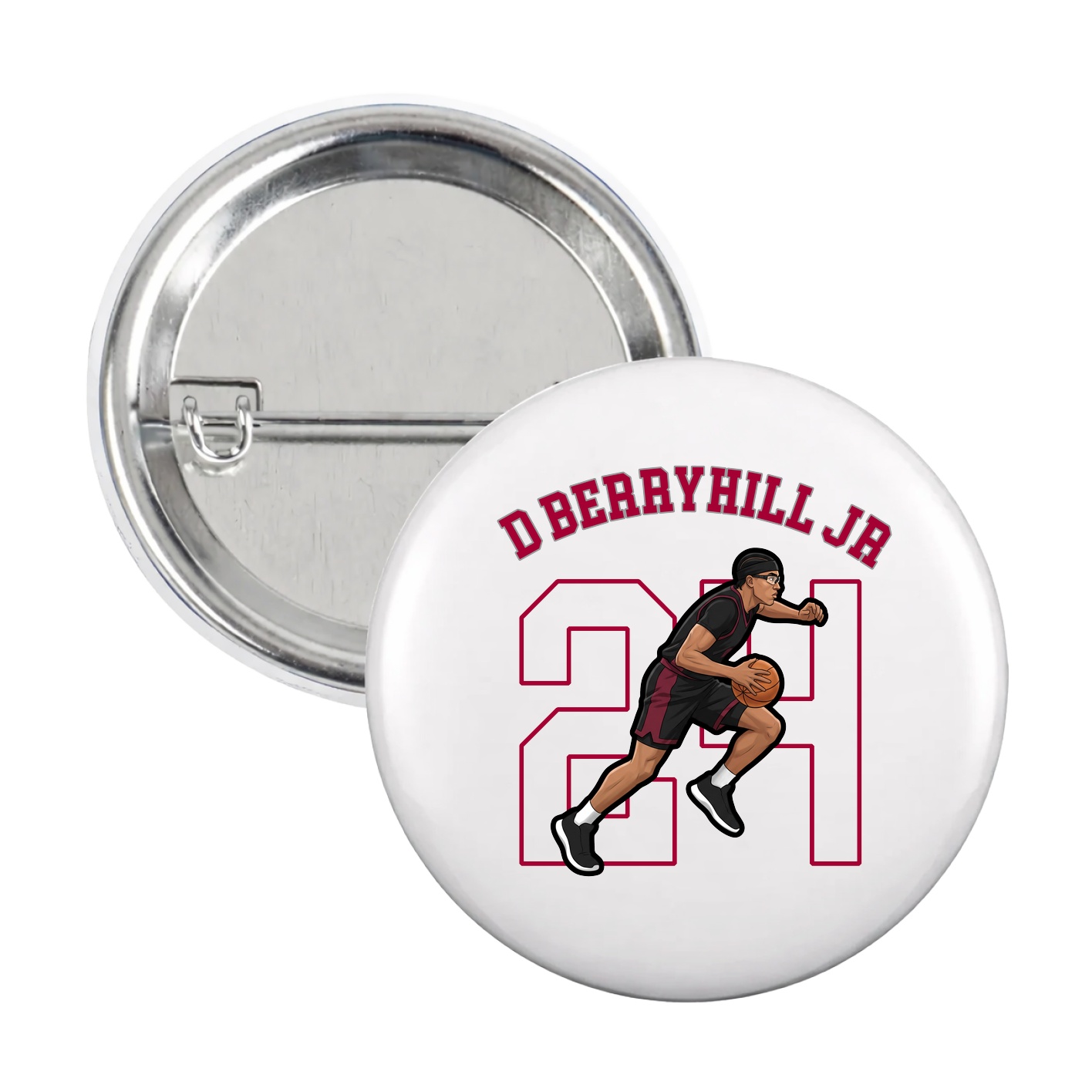 Game Day Button — Shirsey Arch in White