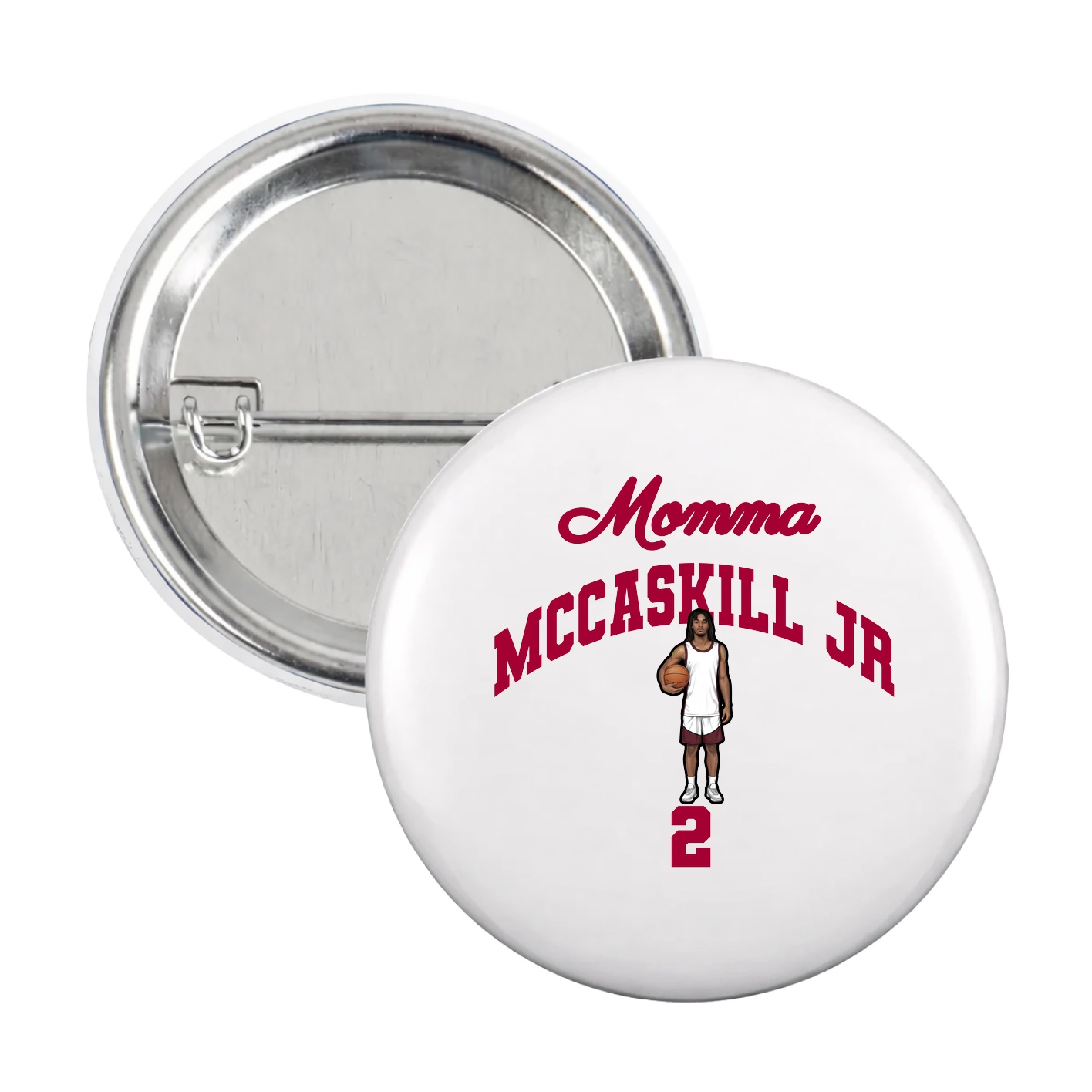 Game Day Button — Mothers Day Arch in White