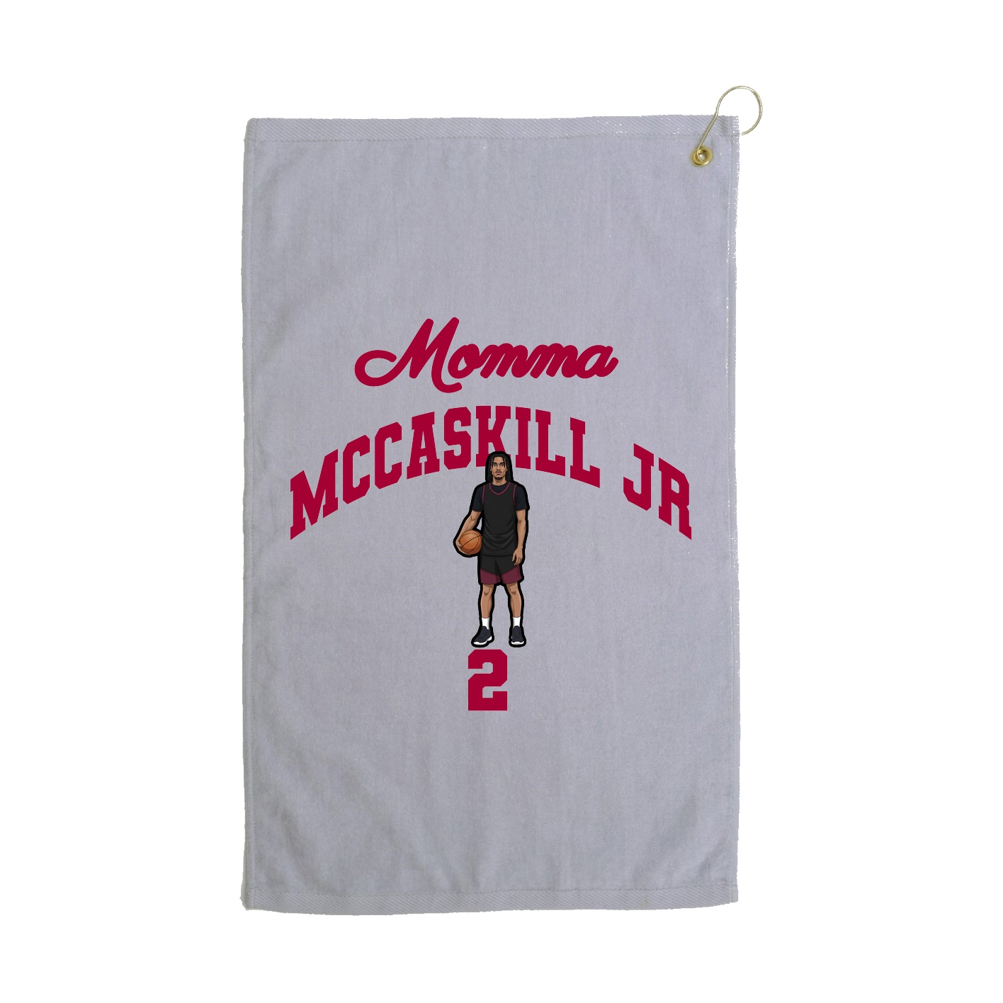 Golf Towel — Mothers Day Arch in Grey