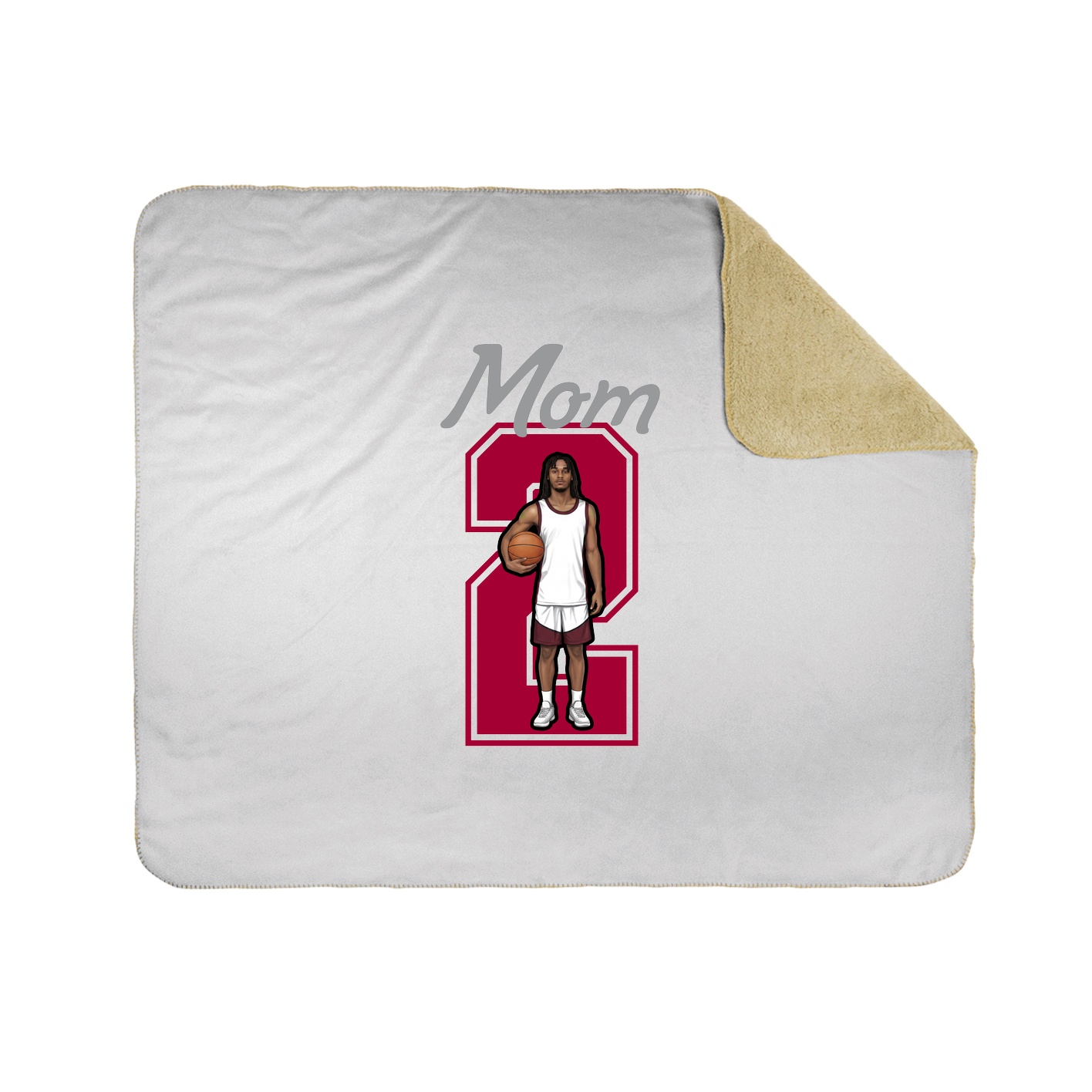 Throw Blanket — Mothers Day Shirsey in White
