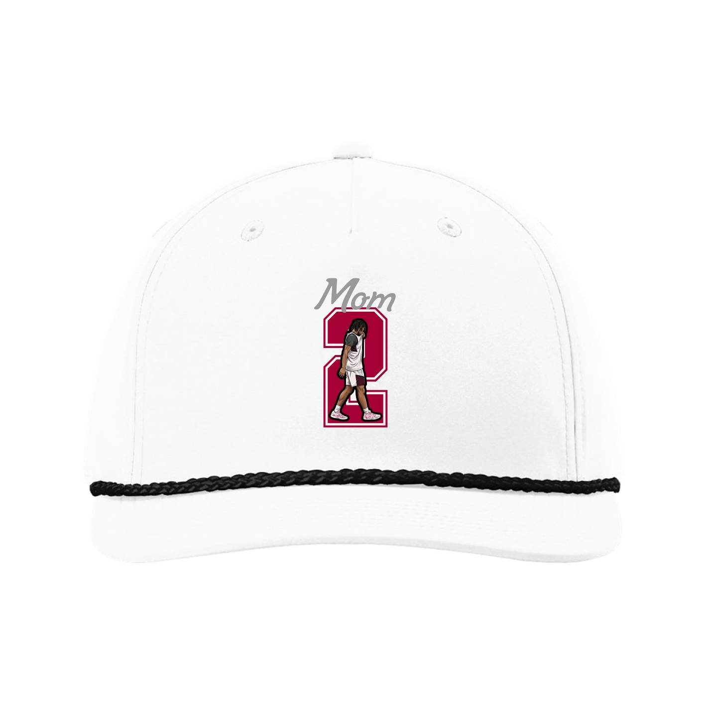 Five-Panel Classic Rope Cap — Mothers Day Shirsey in White