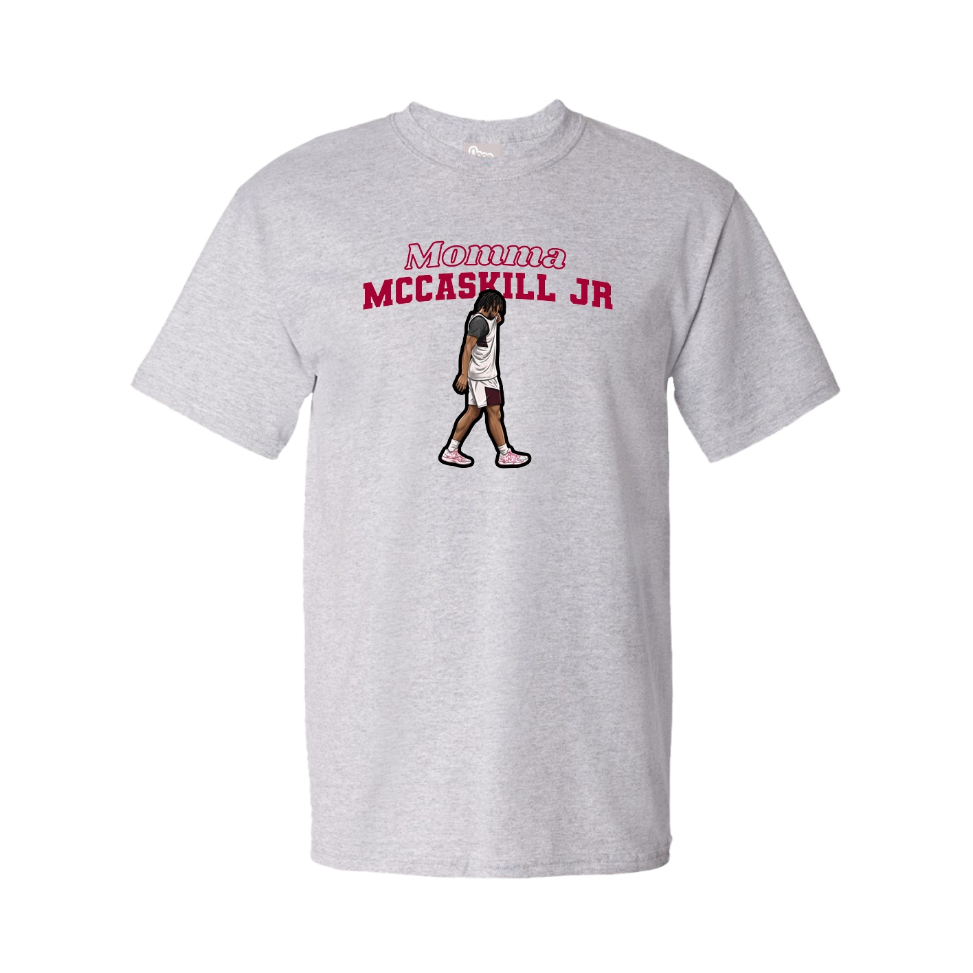 Youth Tee — Mothers Day Block in Grey