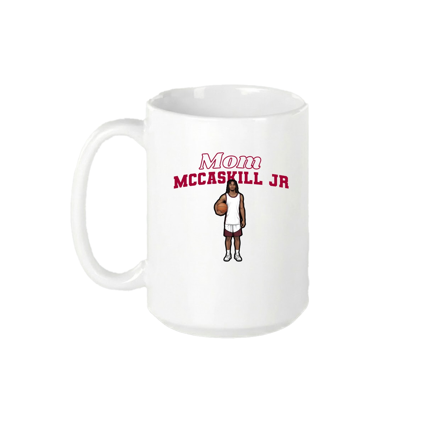 15oz Coffee Mug — Mothers Day Block in White
