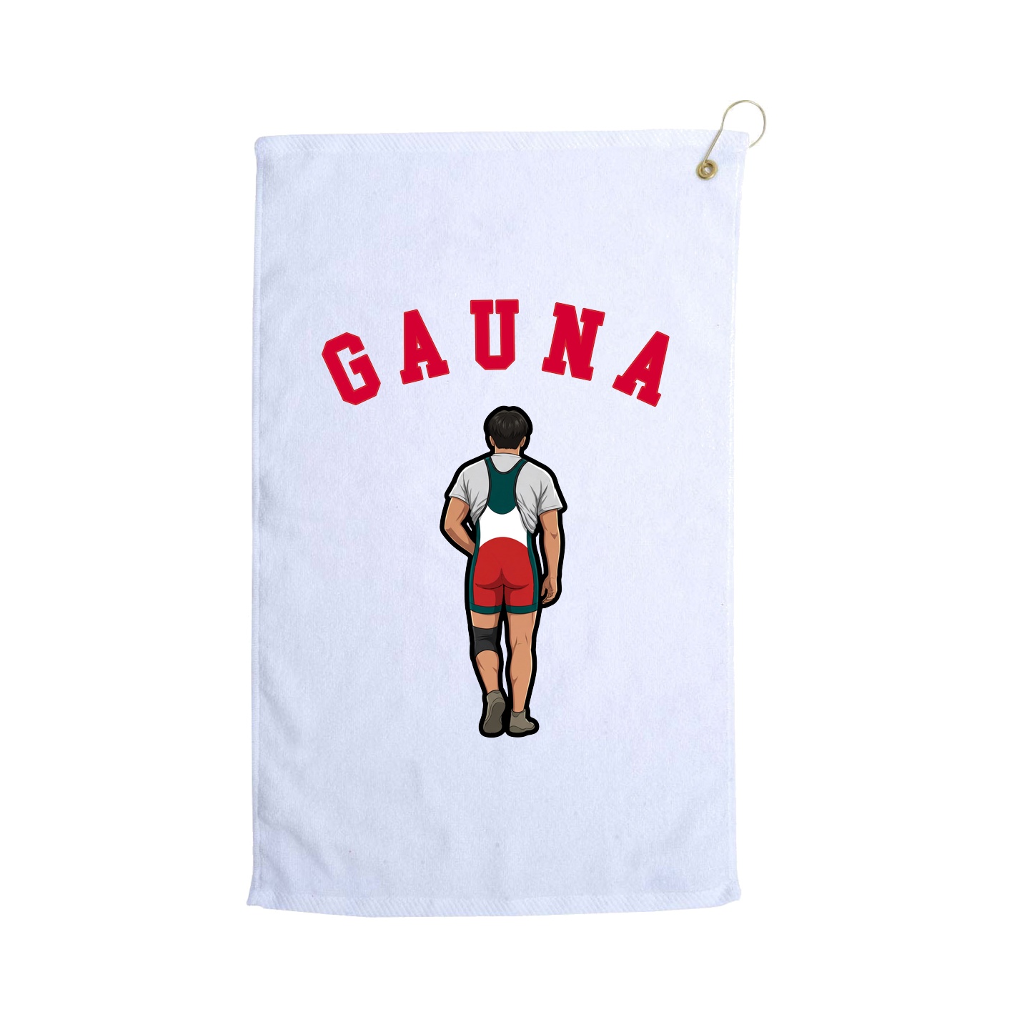 Golf Towel — Shirsey Arch in White
