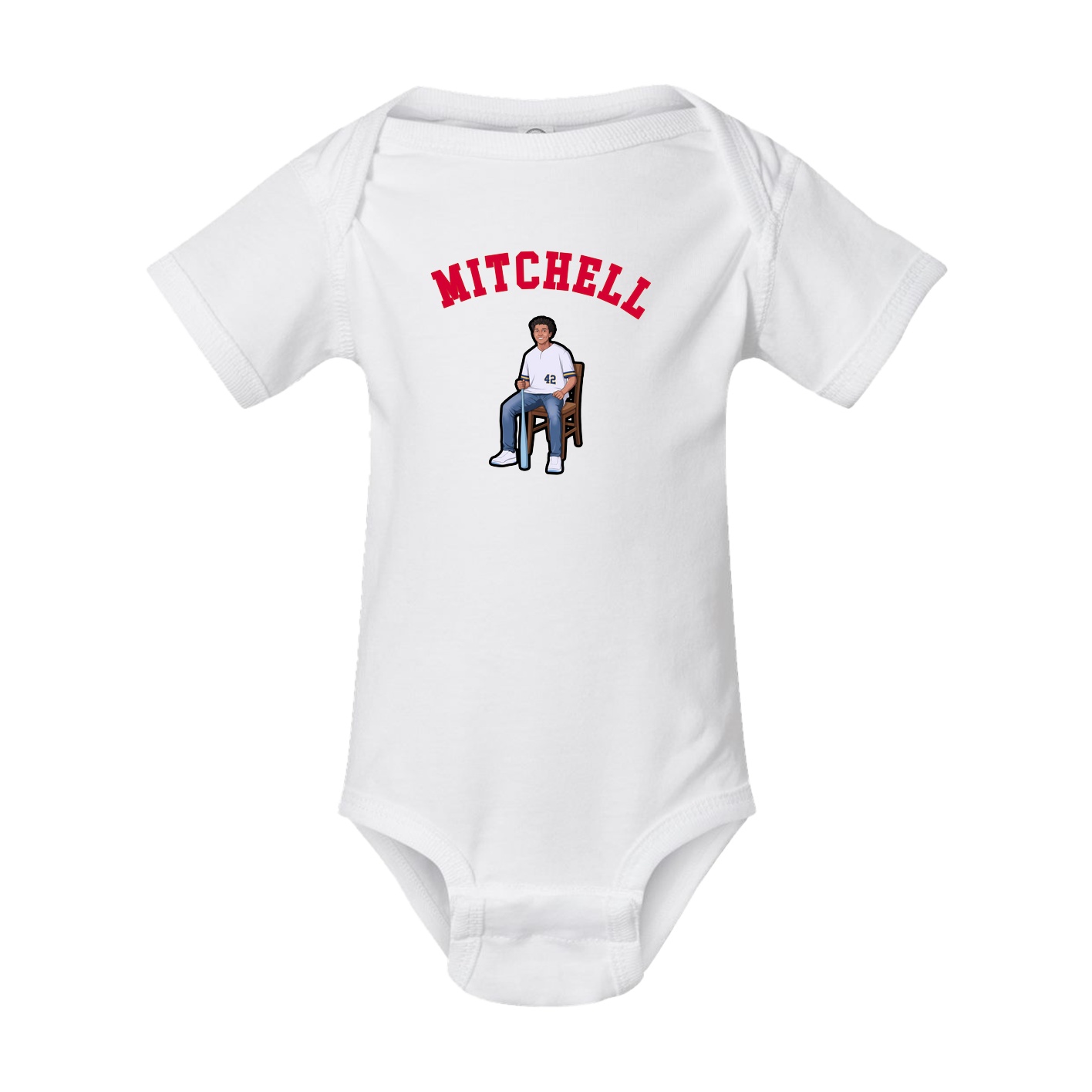 Baby Onesie — Shirsey Arch in White