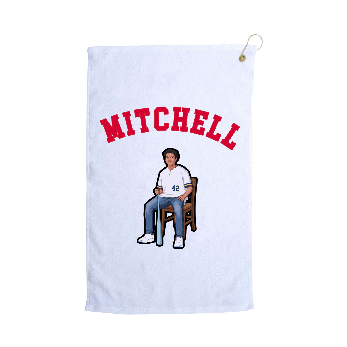 Golf Towel — Shirsey Arch in White